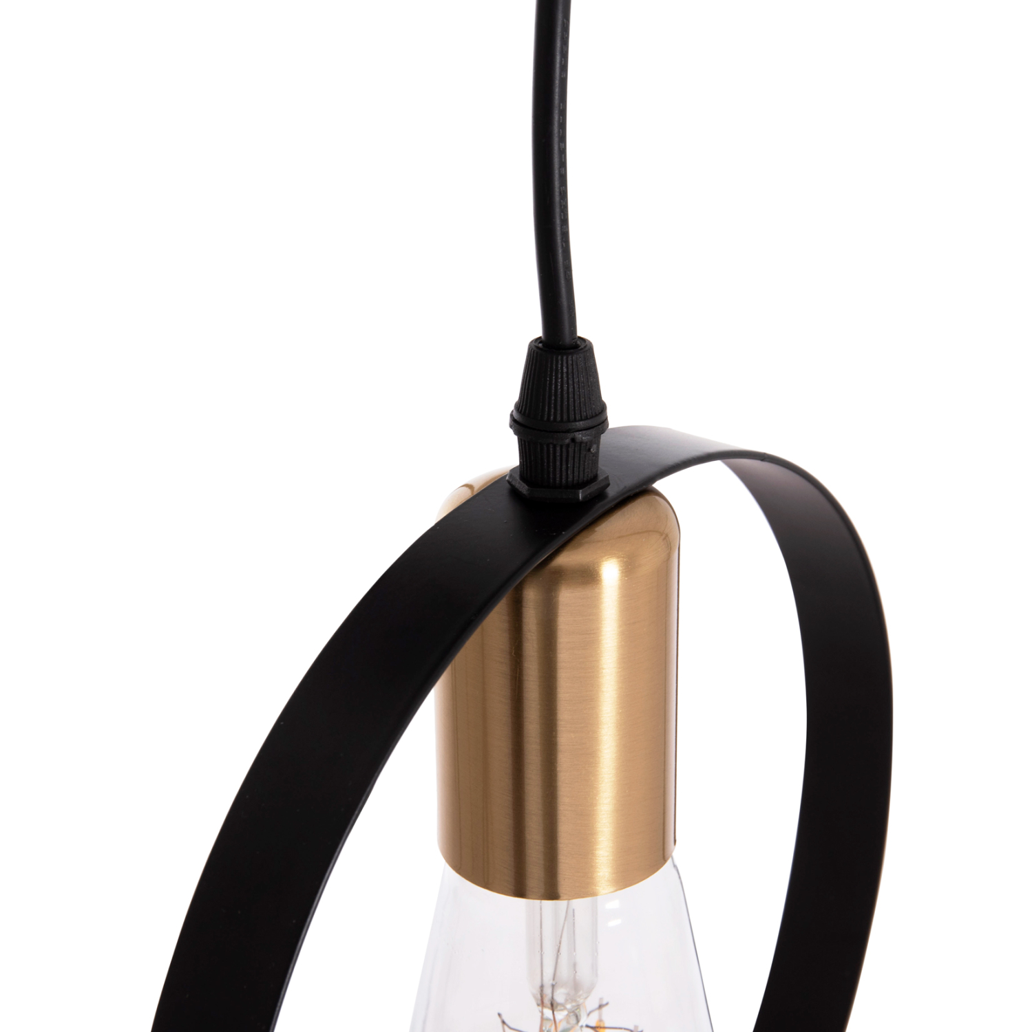 ΦΩΤΙΣΤΙΚΟ ΟΡΟΦΗΣ ΚΡΕΜΑΣΤΟ 3-ΦΩΤΟ KRENT HM7426.11 ΜΑΥΡΟ-ΧΡΥΣΟ Φ23,5x132Υεκ.