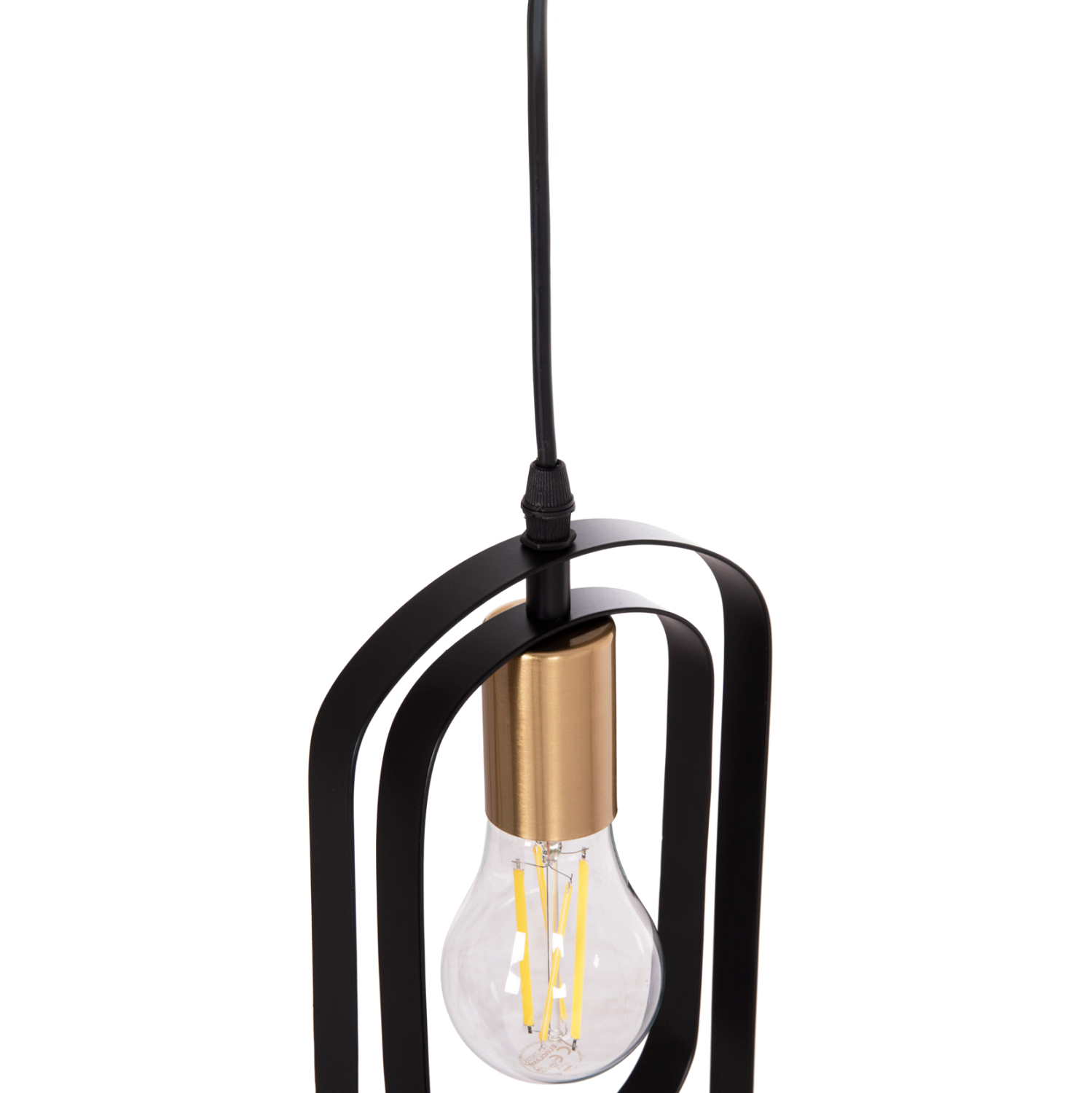 ΦΩΤΙΣΤΙΚΟ ΟΡΟΦΗΣ ΚΡΕΜΑΣΤΟ BIUT HM7537.11 ΜΑΥΡΟ ΜΕΤΑΛΛΟ-ΧΡΥΣΟ ΝΤΟΥΙ 15,5x4x130Υεκ.