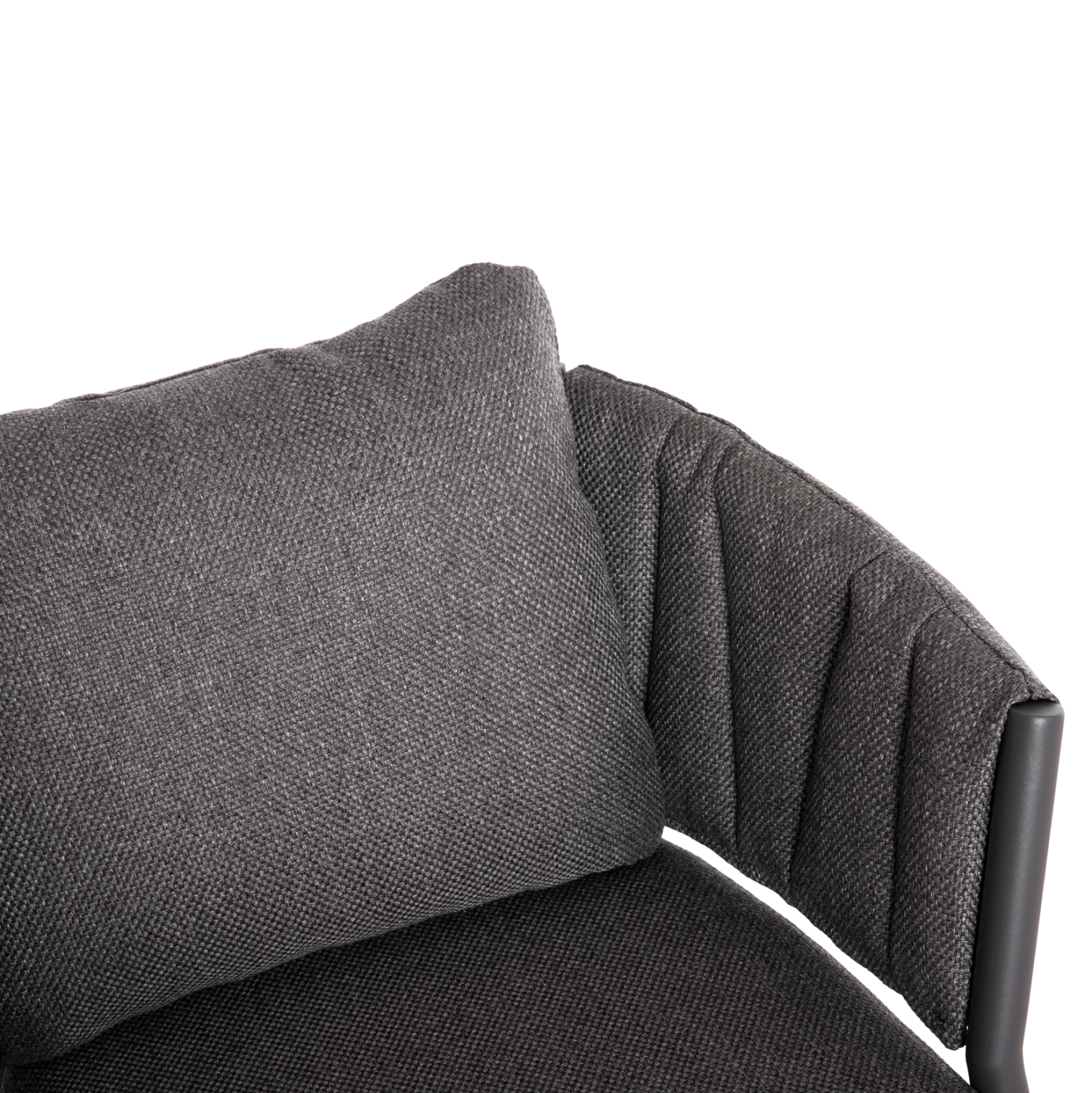 ΠΟΛΥΘΡΟΝΑ ΤΡΑΠΕΖΑΡΙΑΣ SHANKS HM6207.01 ΣΚΟΥΡΟ ΓΚΡΙ ΑΛΟΥΜ. & OLEFIN ΥΦΑΣΜΑ 62x60x75-80Υεκ