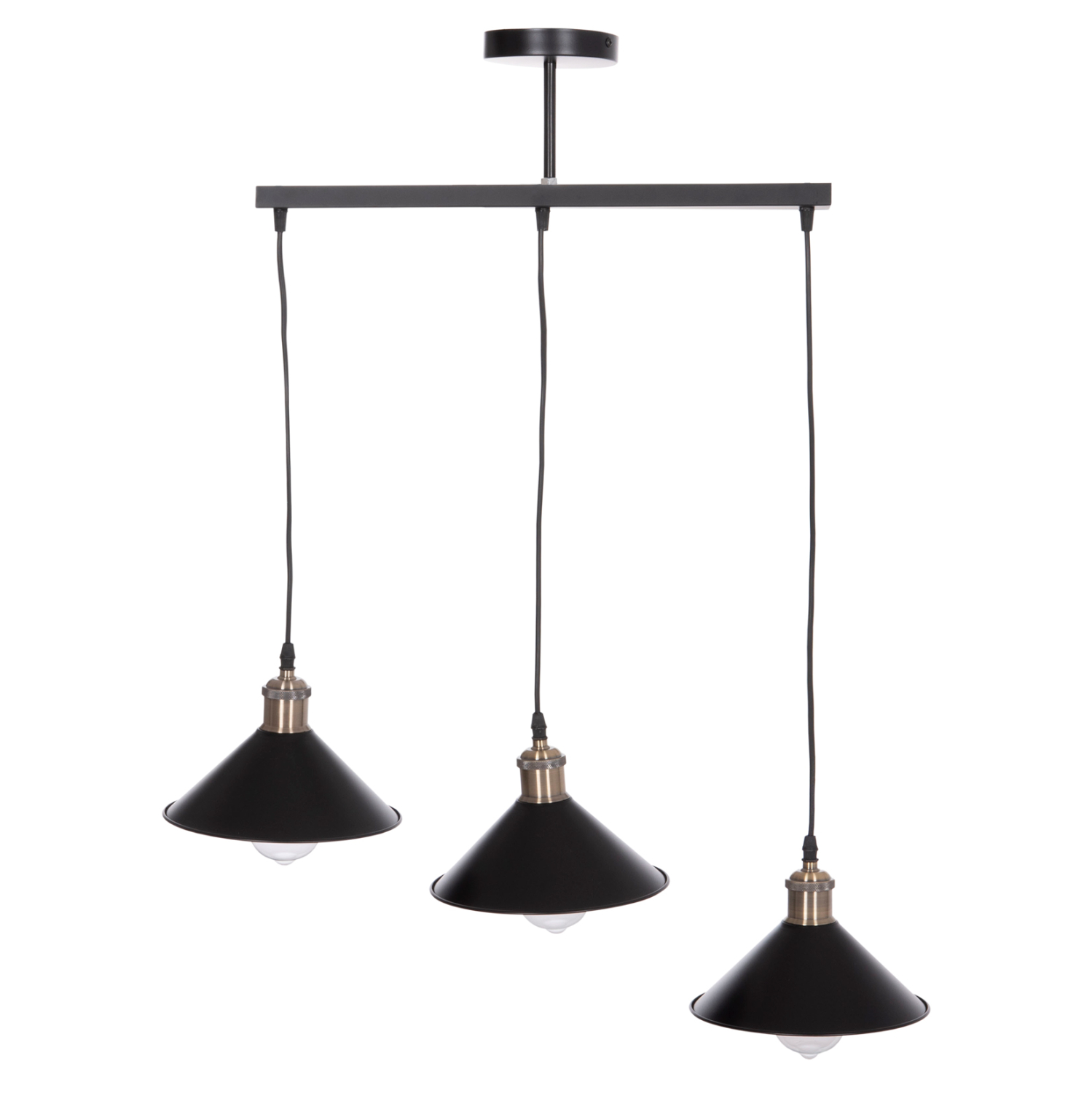 ΦΩΤΙΣΤΙΚΟ ΟΡΟΦΗΣ 3ΦΩΤΟ BELL HM7533.11 ΜΑΥΡΟ ΜΕΤΑΛΛΟ-ΧΑΛΚΙΝΟ ΝΤΟΥΙ Φ21,5x128Υεκ.