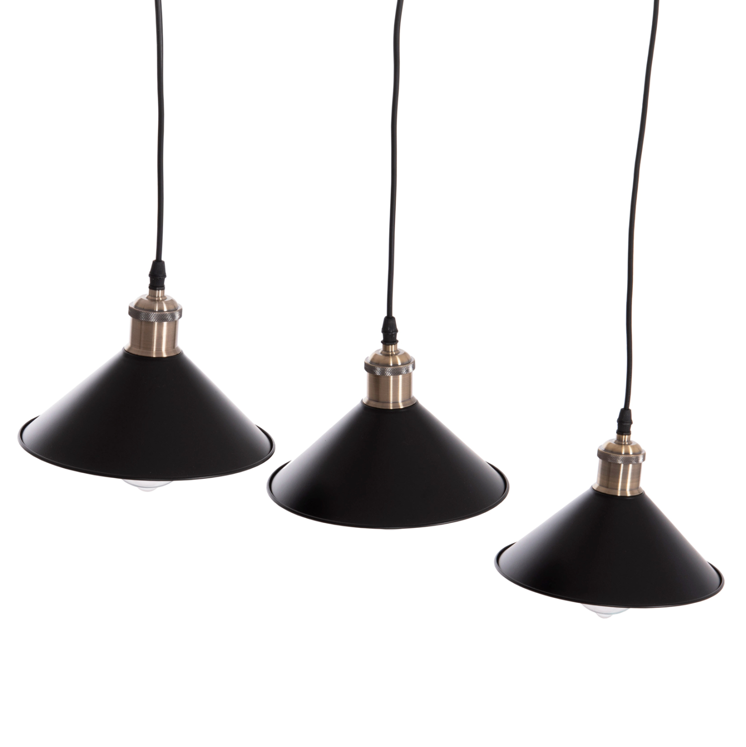 ΦΩΤΙΣΤΙΚΟ ΟΡΟΦΗΣ 3ΦΩΤΟ BELL HM7533.11 ΜΑΥΡΟ ΜΕΤΑΛΛΟ-ΧΑΛΚΙΝΟ ΝΤΟΥΙ Φ21,5x128Υεκ.