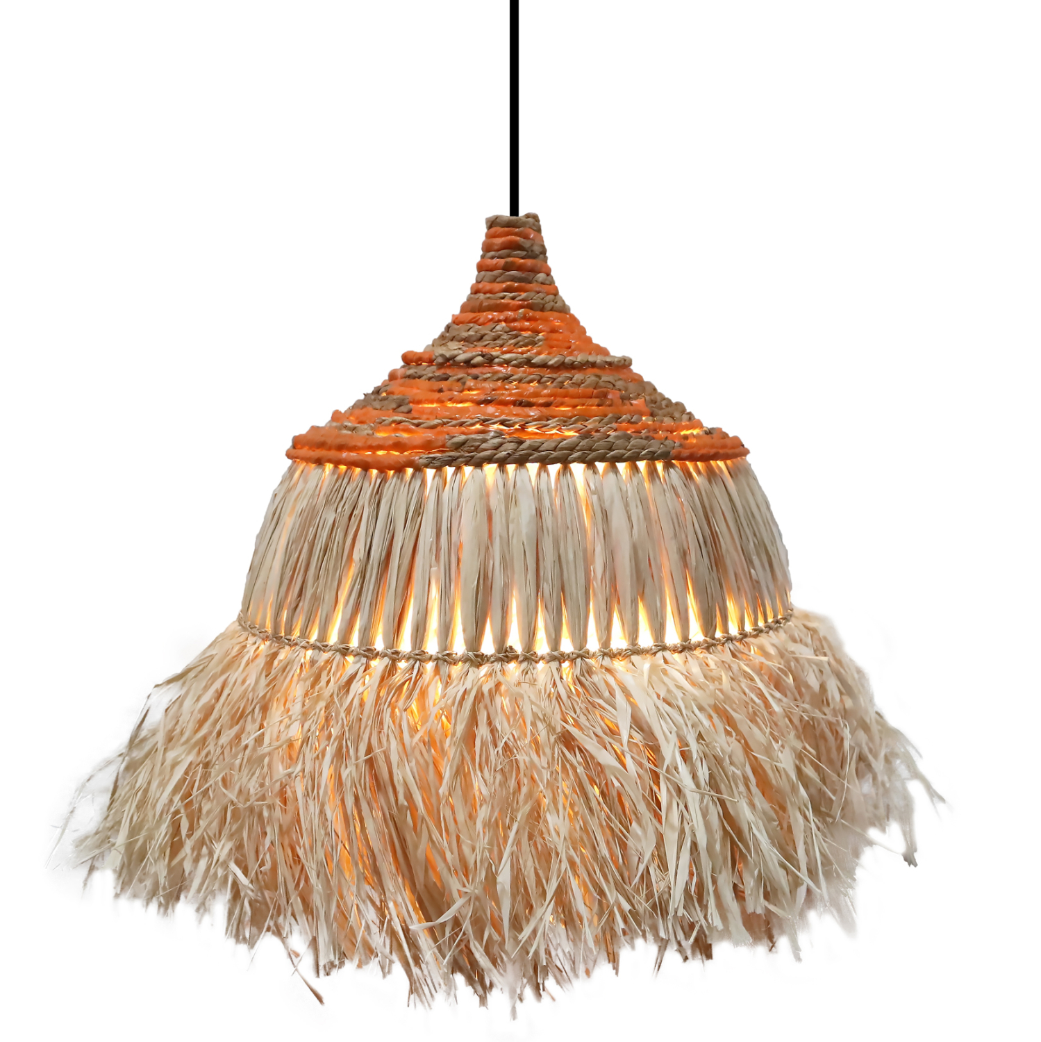 ΦΩΤΙΣΤΙΚΟ ΟΡΟΦΗΣ SIFO HM4714 ΚΑΠΕΛΟ ΙΝΕΣ SISAL & ΜΠΑΝΑΝΑΣ-ΦΥΣΙΚΟ & MIX Φ35x45Υεκ.