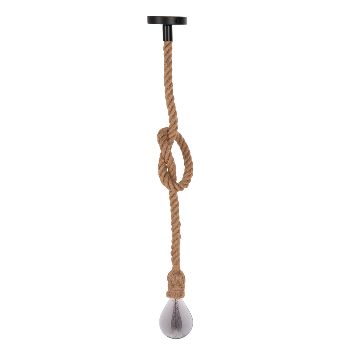 ΦΩΤΙΣΤΙΚΟ ΟΡΟΦΗΣ ΚΡΕΜΑΣΤΟ ΜΕ ΛΑΜΠΤΗΡΑ HM11928.02--ΣΧΟΙΝΙ 1m ΠΑΧΟΥΣ 2cm-ΝΤΟΥΙ Ε27