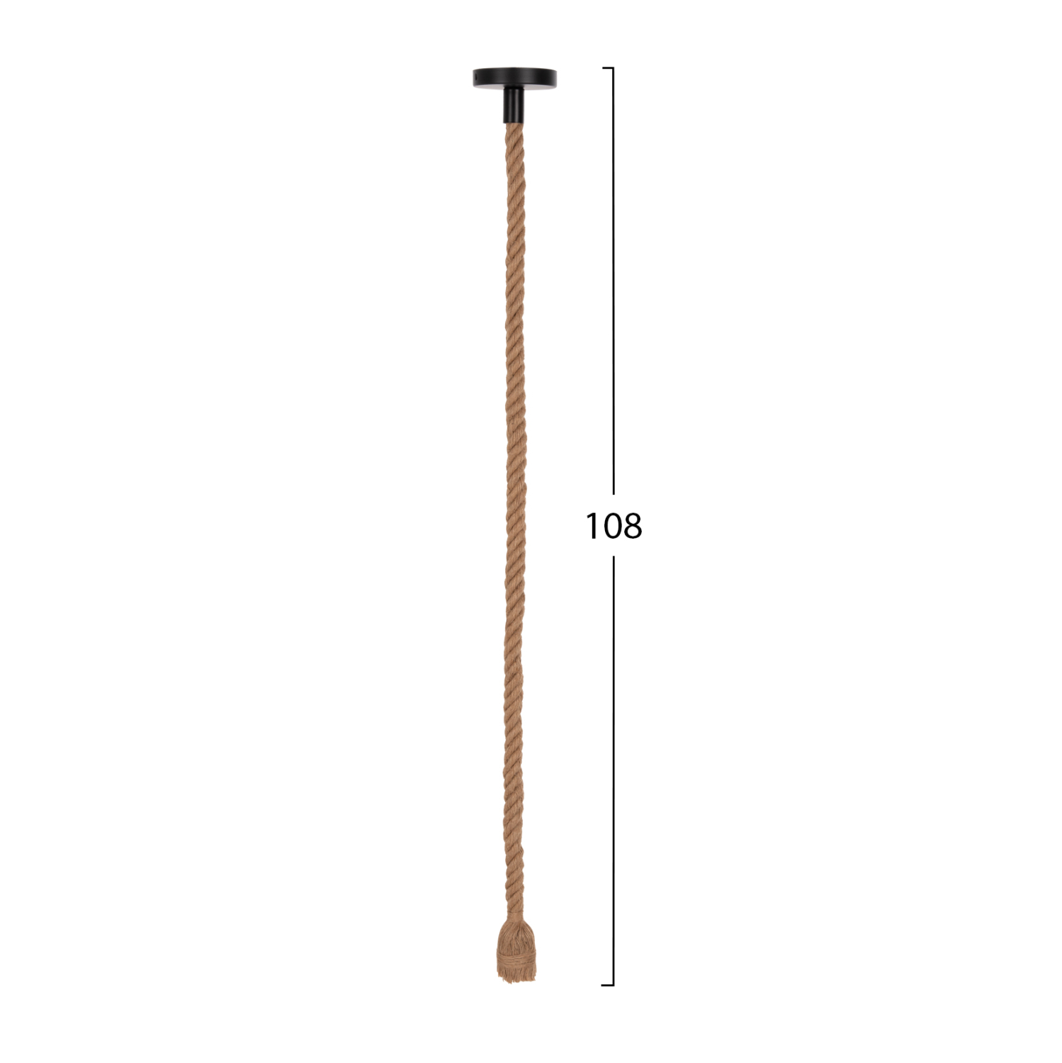 ΦΩΤΙΣΤΙΚΟ ΟΡΟΦΗΣ ΚΡΕΜΑΣΤΟ ΜΕ ΛΑΜΠΤΗΡΑ HM11928.02--ΣΧΟΙΝΙ 1m ΠΑΧΟΥΣ 2cm-ΝΤΟΥΙ Ε27