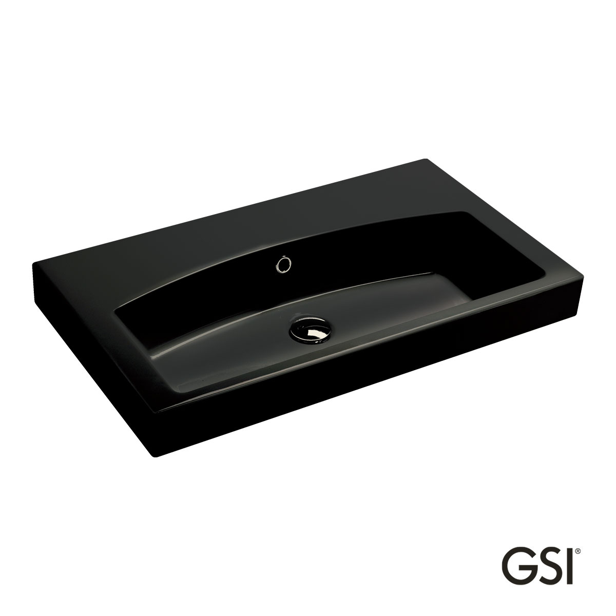 ΝΙΠΤΗΡΑΣ LOSANGA FLAT 75x42,5 (1 οπή+2 προχ.) GSI BLACK