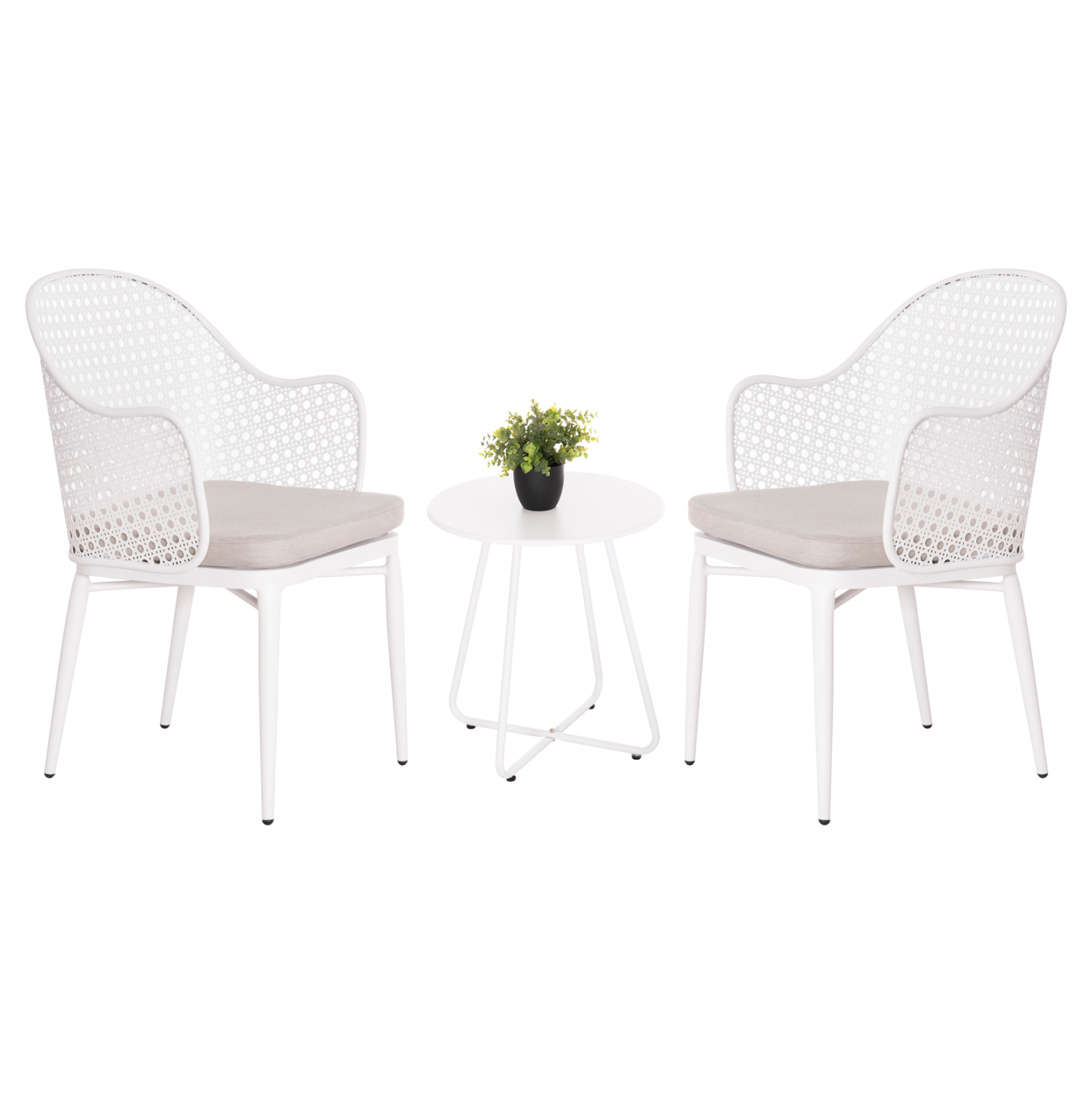 ΣΕΤ LOUNGE 3TMX ΕΞ.ΧΩΡΟΥ OREGO HM21107.02 ΑΛΟΥΜΙΝΙΟ & ΜΕΤΑΛΛΟ ΣΕ ΛΕΥΚΟ