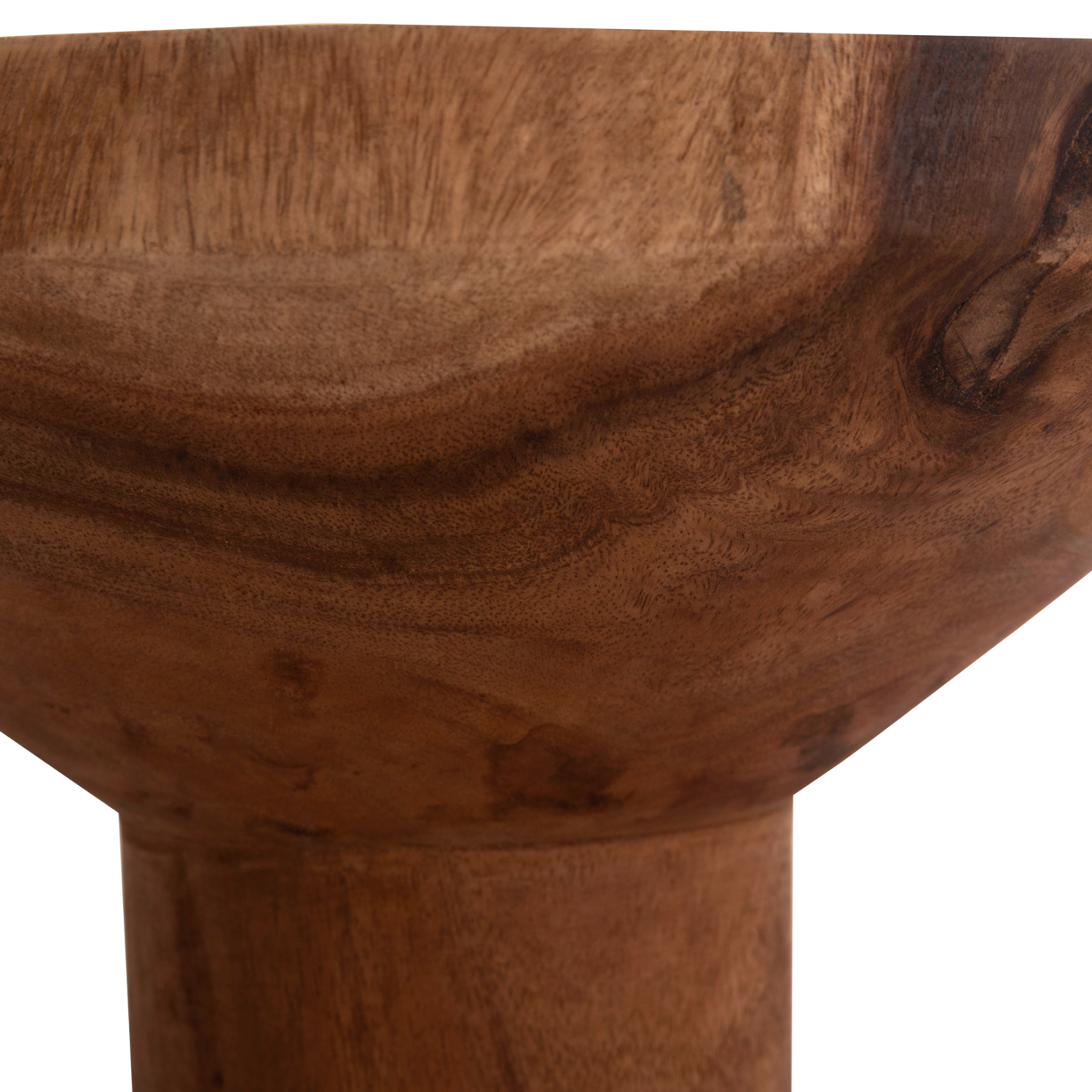 ΤΡΑΠΕΖΙ ΒΟΗΘΗΤΙΚΟ BERMAL HM9889.11 ΜΑΣΙΦ ΞΥΛΟ SUAR ΣΕ ΦΥΣΙΚΟ Φ35x65Υεκ.