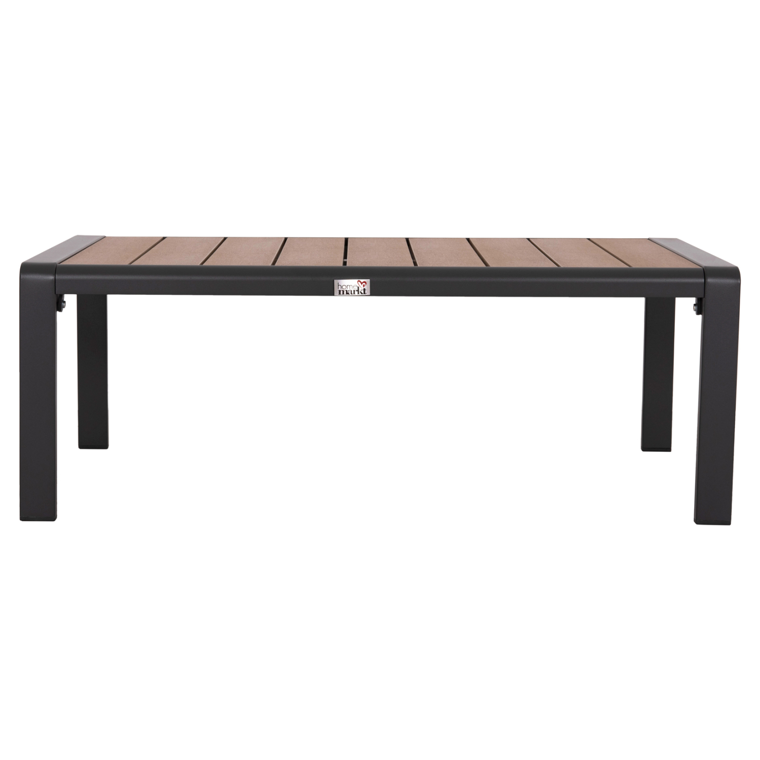 ΤΡΑΠΕΖΑΚΙ ΞΑΠΛΩΣΤΡΑΣ BENTRY HM6276.03 ΑΛΟΥΜΙΝΙΟ ΣΚΟΥΡΟ ΓΚΡΙ--POLYWOOD 100x56x35Υεκ.