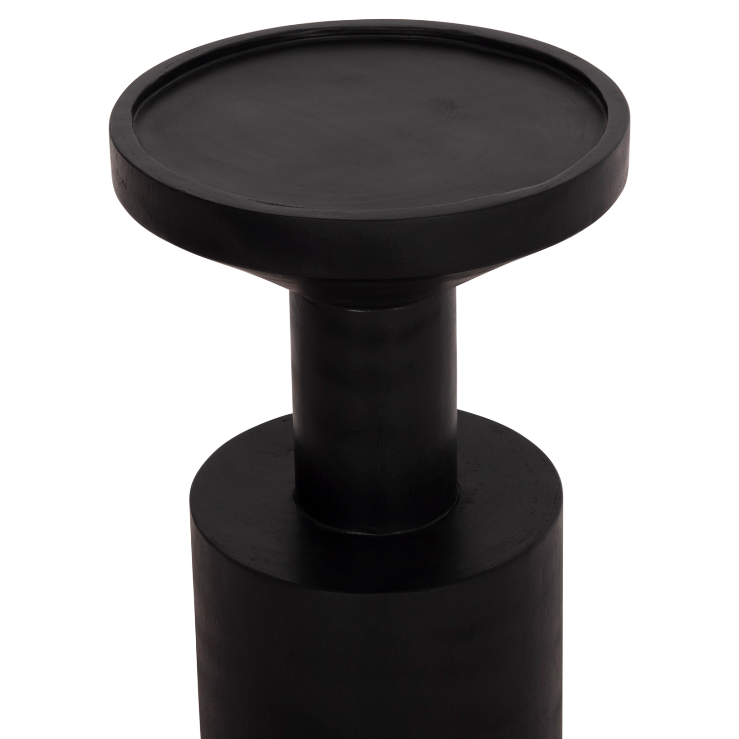 ΤΡΑΠΕΖΙ ΒΟΗΘΗΤΙΚΟ BERMAL HM9889.12 ΜΑΣΙΦ ΞΥΛΟ SUAR ΣΕ ΜΑΥΡΟ Φ35x65Υεκ.