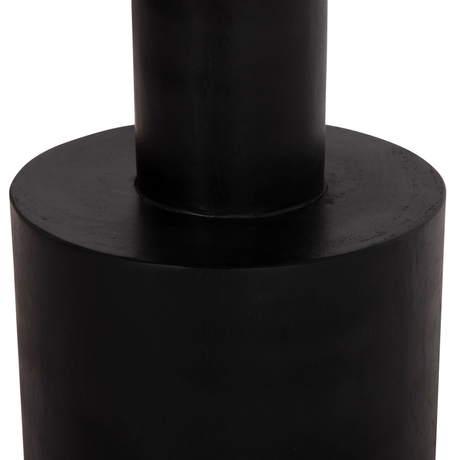 ΤΡΑΠΕΖΙ ΒΟΗΘΗΤΙΚΟ BERMAL HM9889.12 ΜΑΣΙΦ ΞΥΛΟ SUAR ΣΕ ΜΑΥΡΟ Φ35x65Υεκ.