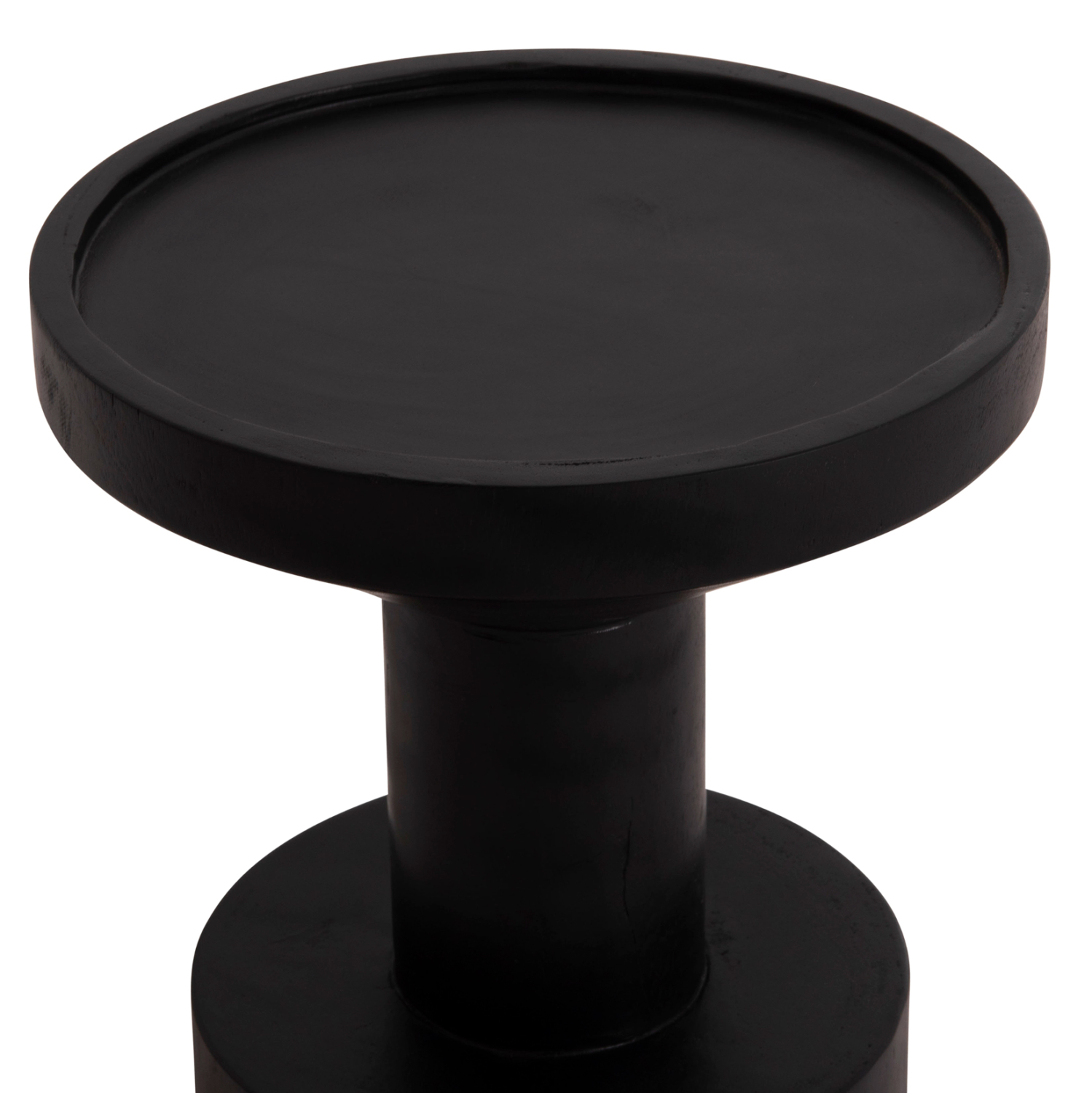 ΤΡΑΠΕΖΙ ΒΟΗΘΗΤΙΚΟ BERMAL HM9889.12 ΜΑΣΙΦ ΞΥΛΟ SUAR ΣΕ ΜΑΥΡΟ Φ35x65Υεκ.