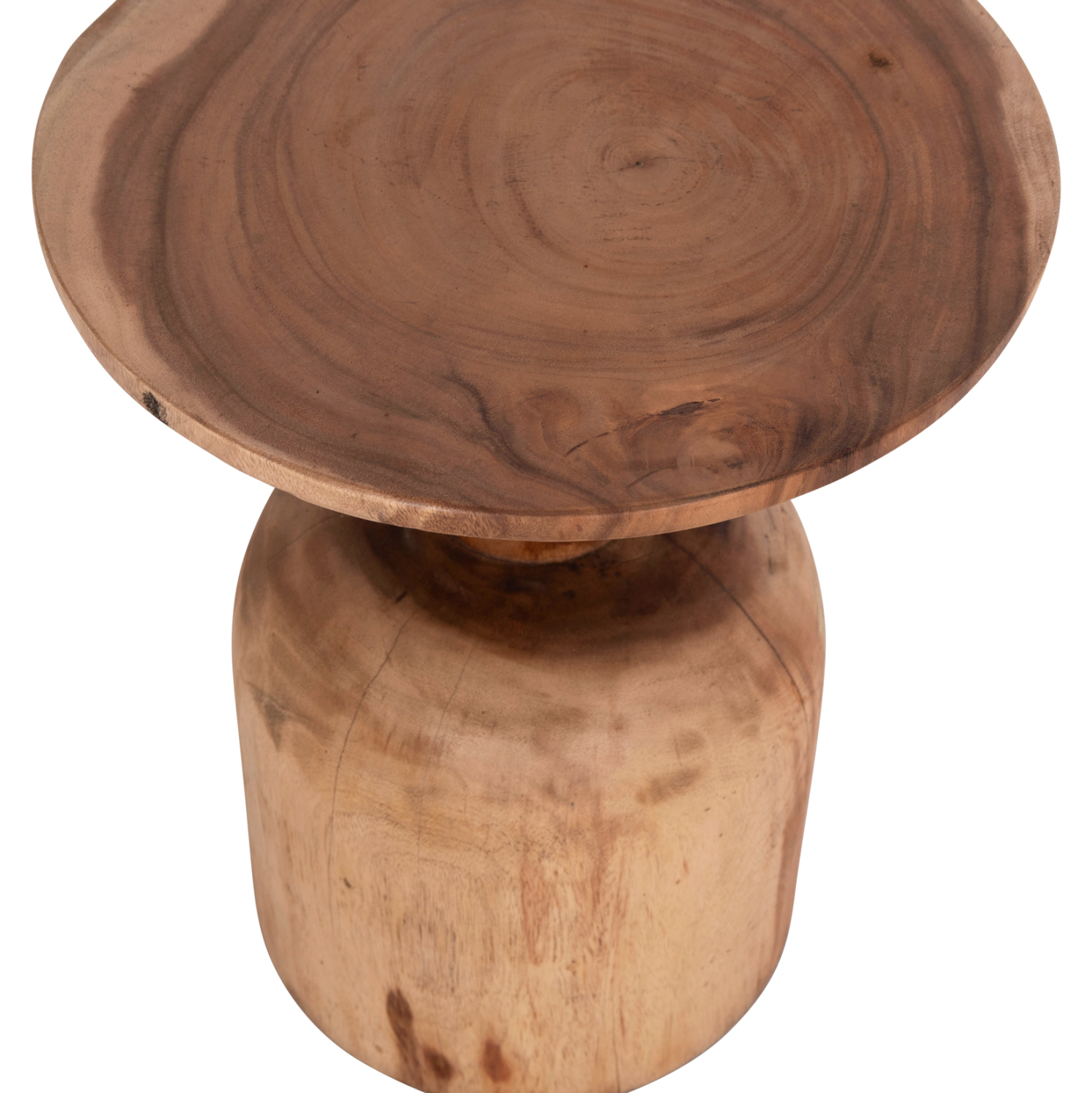 ΒΟΗΘΗΤΙΚΟ ΤΡΑΠΕΖΑΚΙ PUMBE HM9891.11 ΞΥΛΟ SUAR ΣΕ ΦΥΣΙΚΟ ΧΡΩΜΑ Φ40x50Υεκ