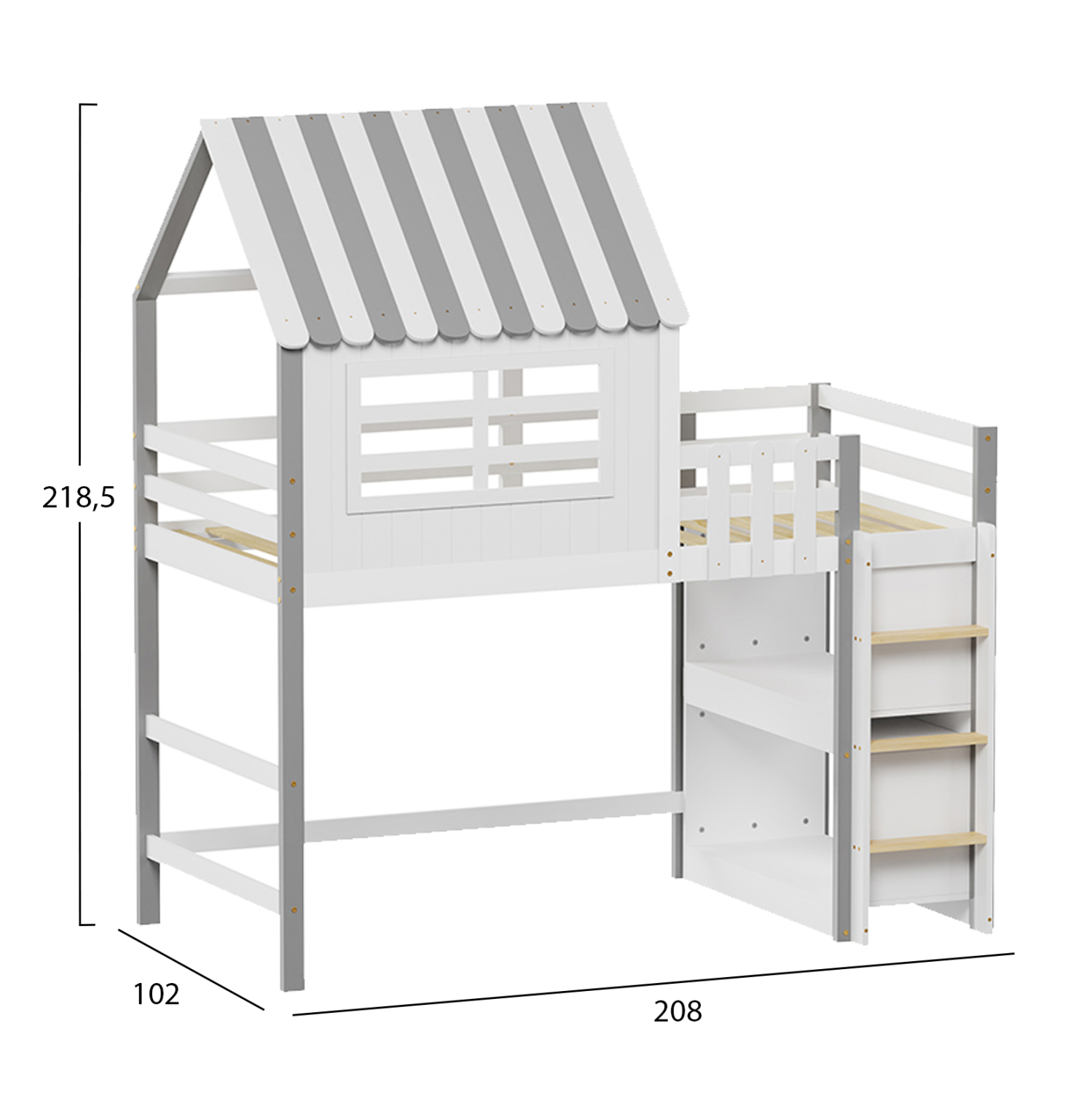 ΠΑΙΔΙΚΟ ΚΡΕΒΑΤΙ τ.MONTESSORI ΜΕ ΠΛΑΙΝΑ ΡΑΦΙΑ HOMI HM712 ΞΥΛΟ ΠΕΥΚΟΥ ΛΕΥΚΟ-ΓΚΡΙ-ΣΤΡΩΜΑ 90x190εκ