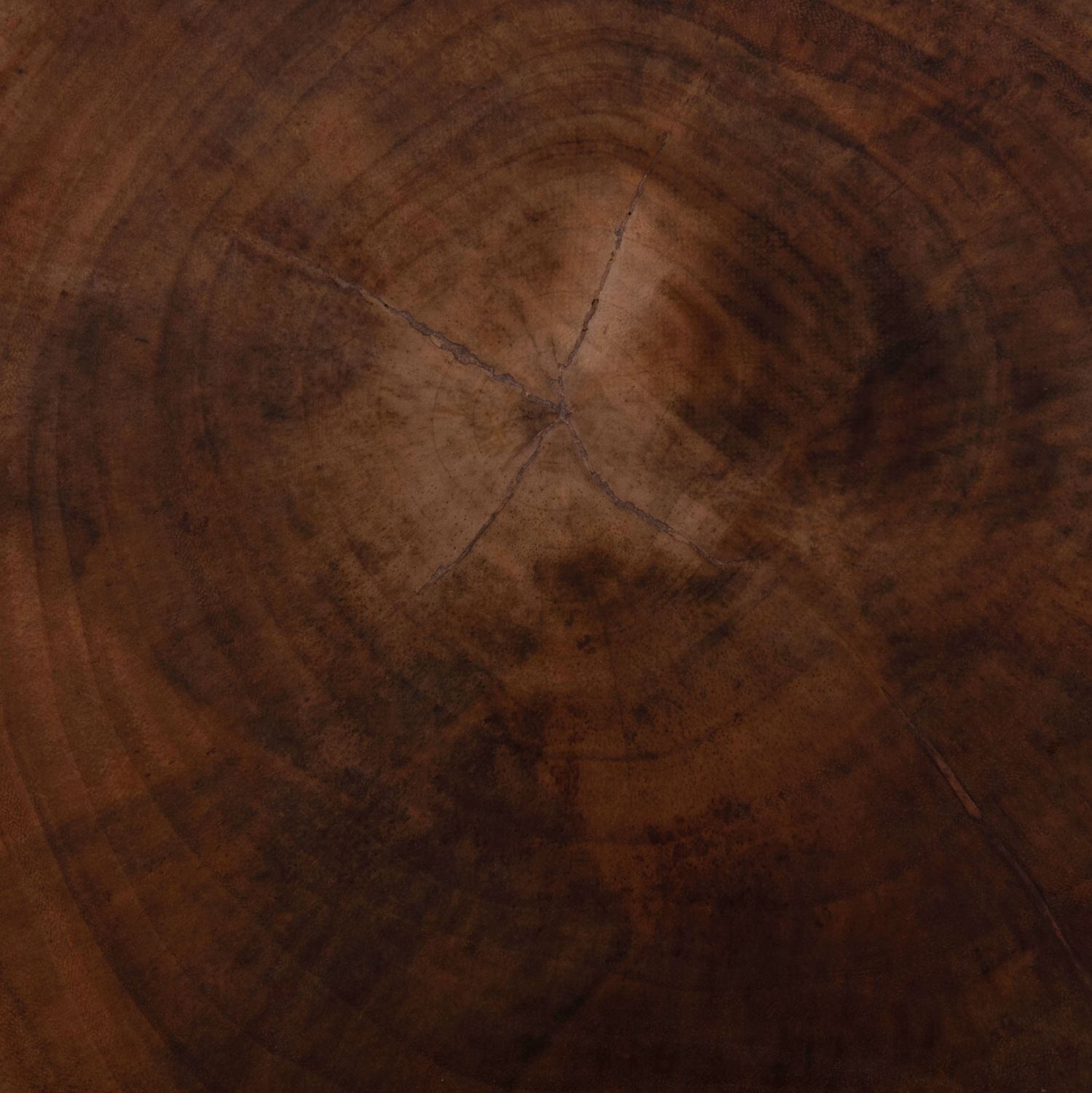 ΤΡΑΠΕΖΙ ΣΑΛΟΝΙΟΥ ΣΤΡΟΓΓΥΛΟ POMPU HM9794.11 ΜΑΣΙΦ ΞΥΛΟ SUAR ΣΕ ΦΥΣΙΚΟ Φ60x35Υεκ.