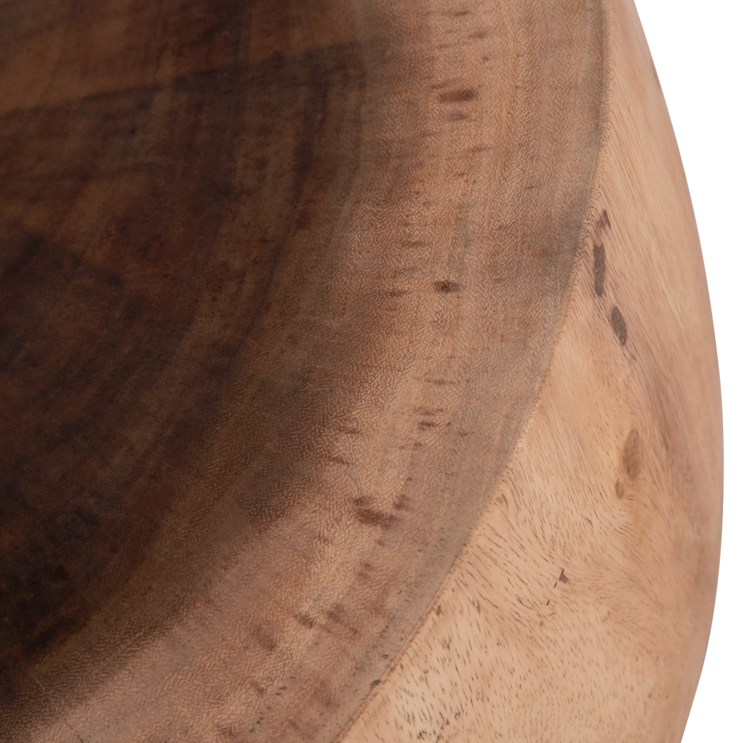 ΤΡΑΠΕΖΙ ΣΑΛΟΝΙΟΥ ΣΤΡΟΓΓΥΛΟ POMPU HM9794.11 ΜΑΣΙΦ ΞΥΛΟ SUAR ΣΕ ΦΥΣΙΚΟ Φ60x35Υεκ.