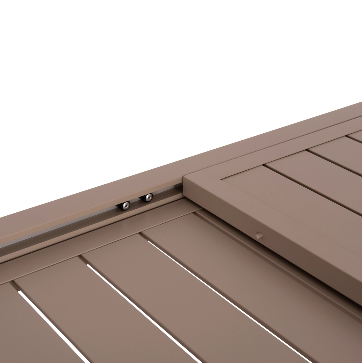 ΤΡΑΠΕΖΙ ΕΠΕΚΤΕΙΝΟΜΕΝΟ KRUM HM6277.04 ΑΛΟΥΜΙΝΙΟ ΚΑΠΟΥΤΣΙΝΟ 160-240x90x73Υεκ.