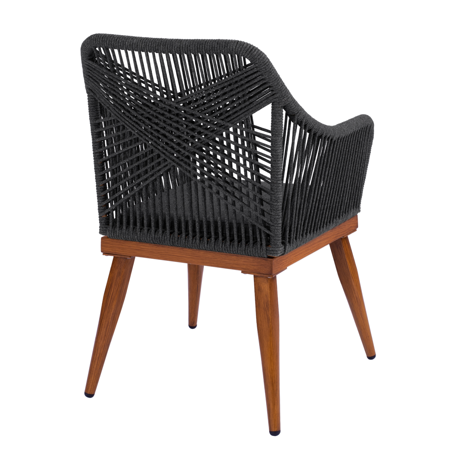 ΠΟΛΥΘΡΟΝΑ ΑΛΟΥΜΙΝΙΟΥ MYRTIA HM5549.11 ΜΕ ΣΧΟΙΝΙ ΓΚΡΙ ΚΑΙ ΚΑΡΥΔΙ ΠΟΔΙΑ 60x64x88Yεκ.