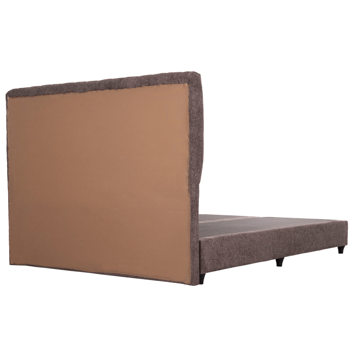 ΚΡEΒΑΤΙ ΔΙΠΛΟ LUTHER HM717.02 ΥΦΑΣΜΑ TEDDY ΚΑΦΕ--ΓΙΑ ΣΤΡΩΜΑ 160x200εκ.