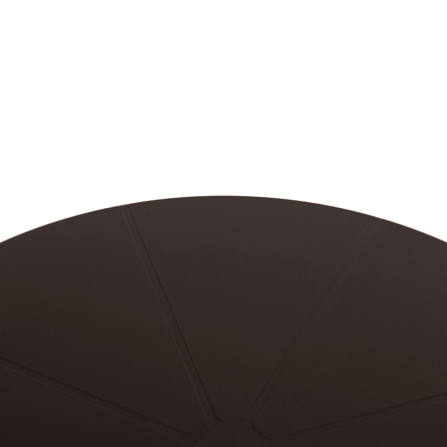 ΤΡΑΠΕΖΙ ΠΟΛΥΠΡΟΠΥΛΕΝΙΟΥ ΣΤΡΟΓΓΥΛΟ TERRIN HM6124.13 ΚΑΦΕ Φ60x75Υεκ.