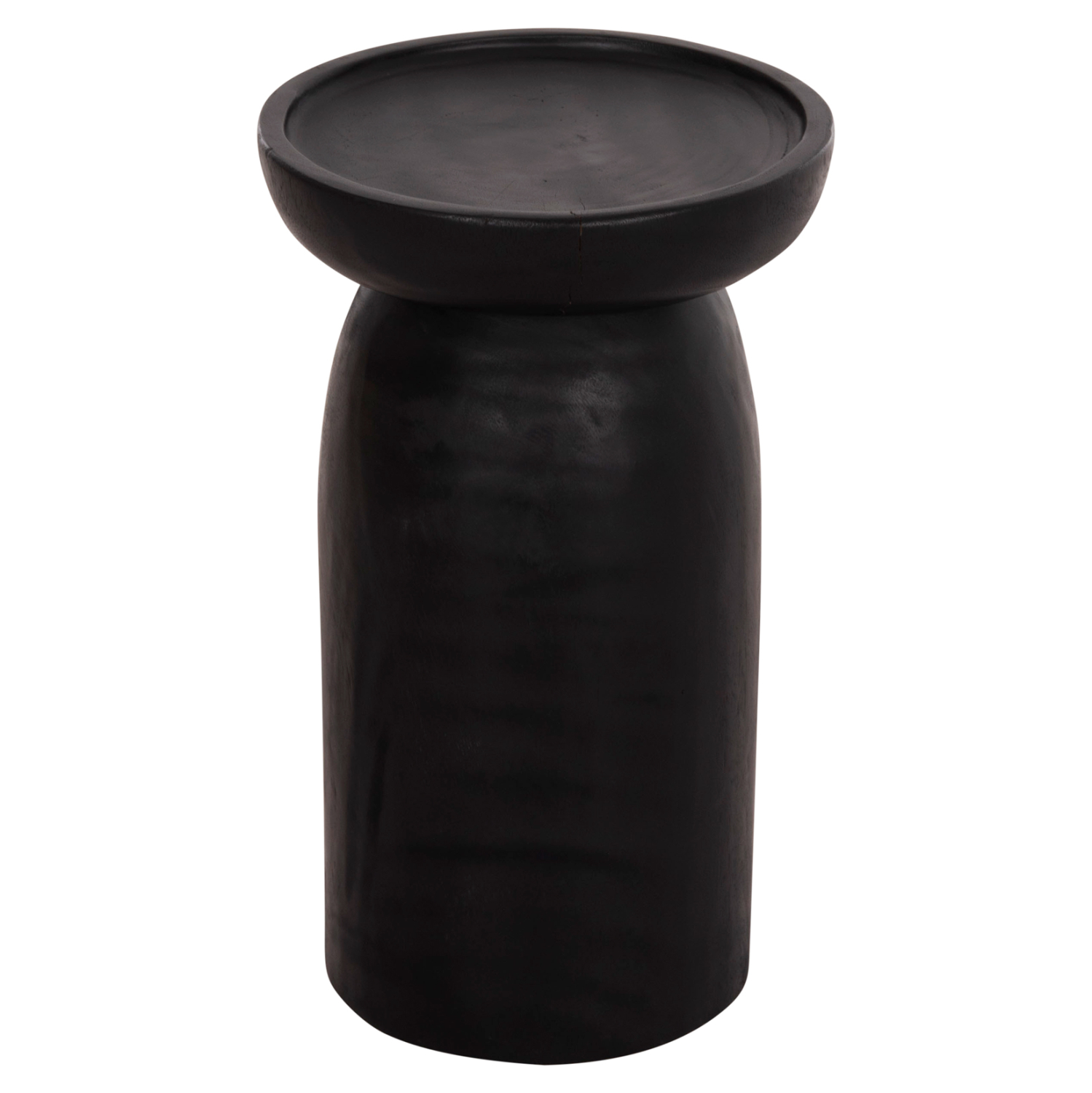 ΤΡΑΠΕΖΙ ΒΟΗΘΗΤΙΚΟ LOKI HM9899.12 ΜΑΣΙΦ ΞΥΛΟ SUAR ΣΕ ΜΑΥΡΟ Φ30x50Υεκ.