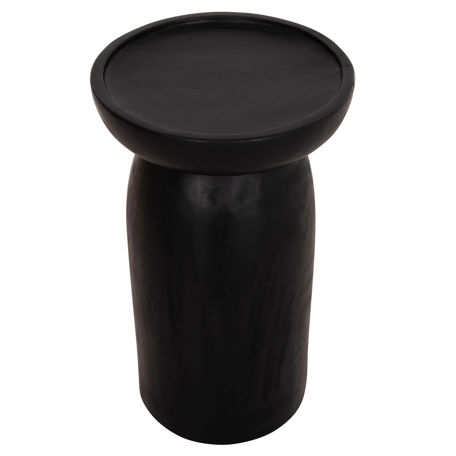 ΤΡΑΠΕΖΙ ΒΟΗΘΗΤΙΚΟ LOKI HM9899.12 ΜΑΣΙΦ ΞΥΛΟ SUAR ΣΕ ΜΑΥΡΟ Φ30x50Υεκ.