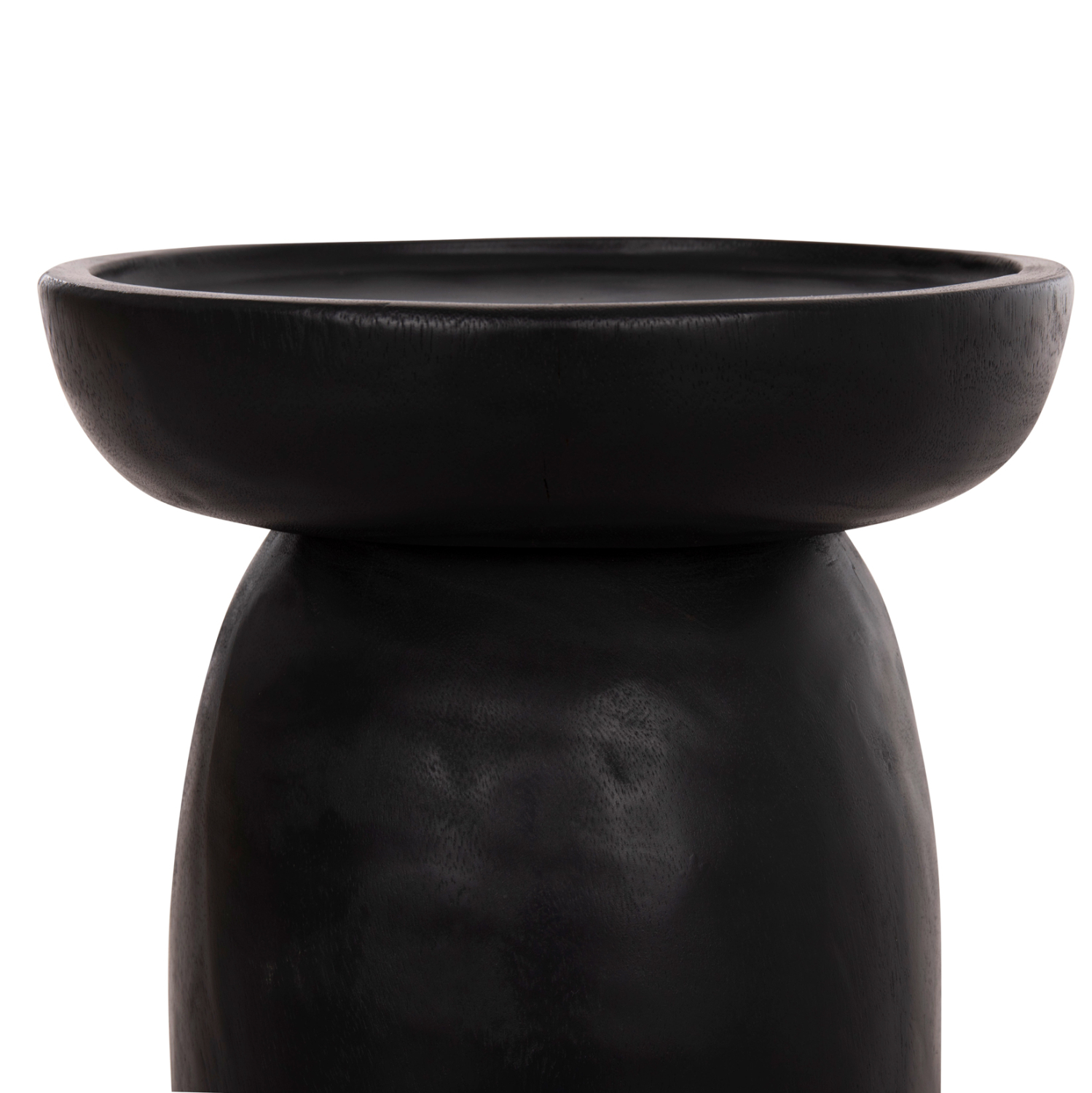 ΤΡΑΠΕΖΙ ΒΟΗΘΗΤΙΚΟ LOKI HM9899.12 ΜΑΣΙΦ ΞΥΛΟ SUAR ΣΕ ΜΑΥΡΟ Φ30x50Υεκ.