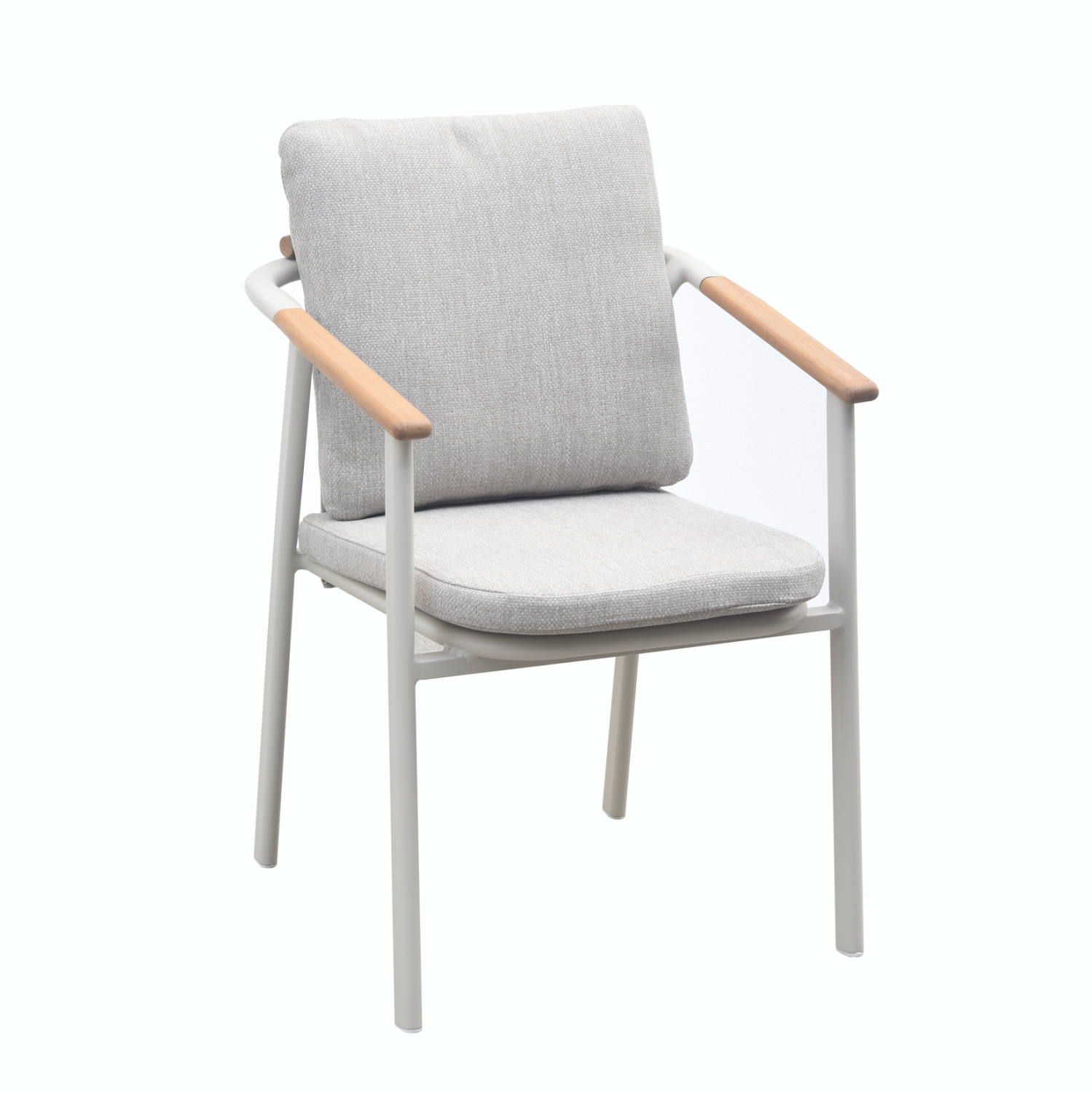 ΠΟΛΥΘΡΟΝΑ ΑΛΟΥΜΙΝΙΟΥ SENTI HM6204.02 ΣΚΕΛΕΤΟΣ ΚΡΕΜ & OLEFIN ΜΠΕΖ 60x55.5x90Υεκ