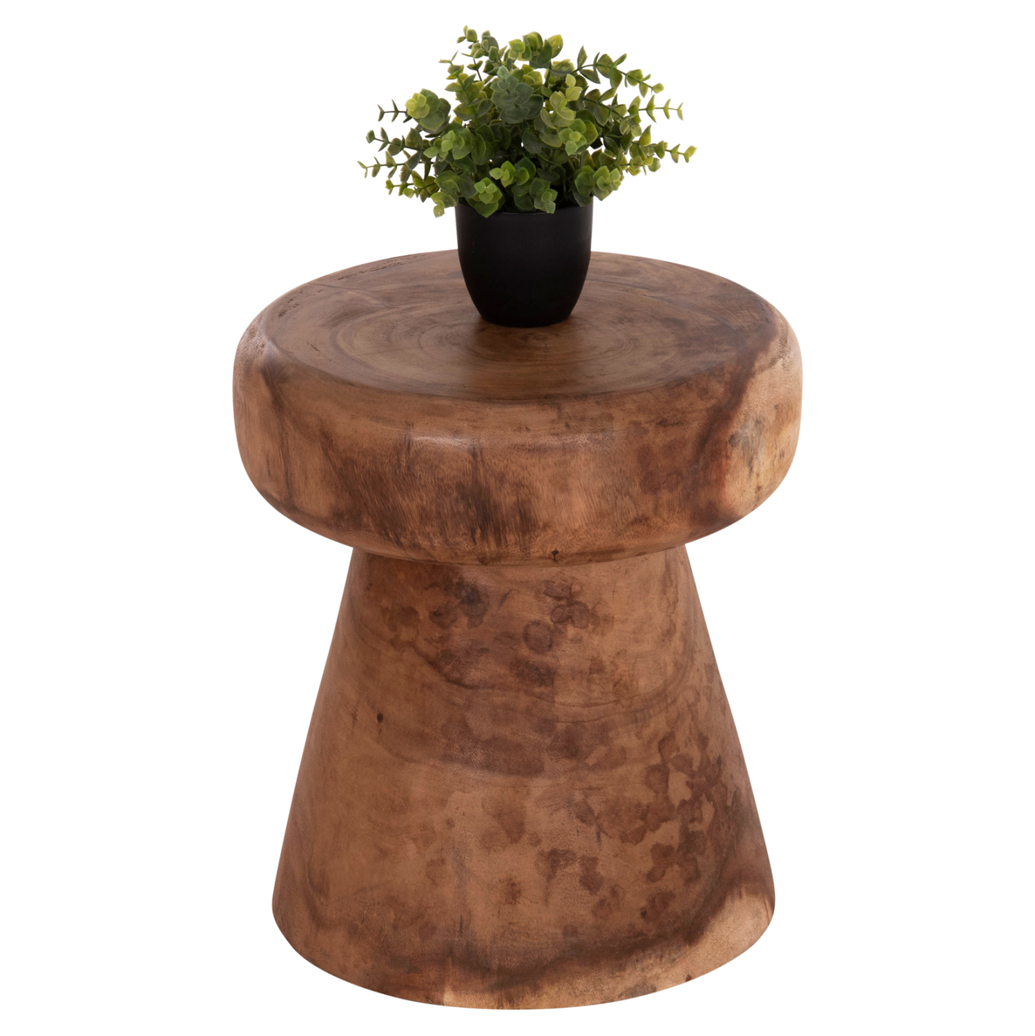 ΣΚΑΜΠΟ-ΤΡΑΠΕΖΑΚΙ ΣΤΡΟΓΓΥΛΟ CUPRE HM9793.11 ΜΑΣΙΦ ΞΥΛΟ SUAR-ΦΥΣΙΚΟ Φ40x45Υεκ.