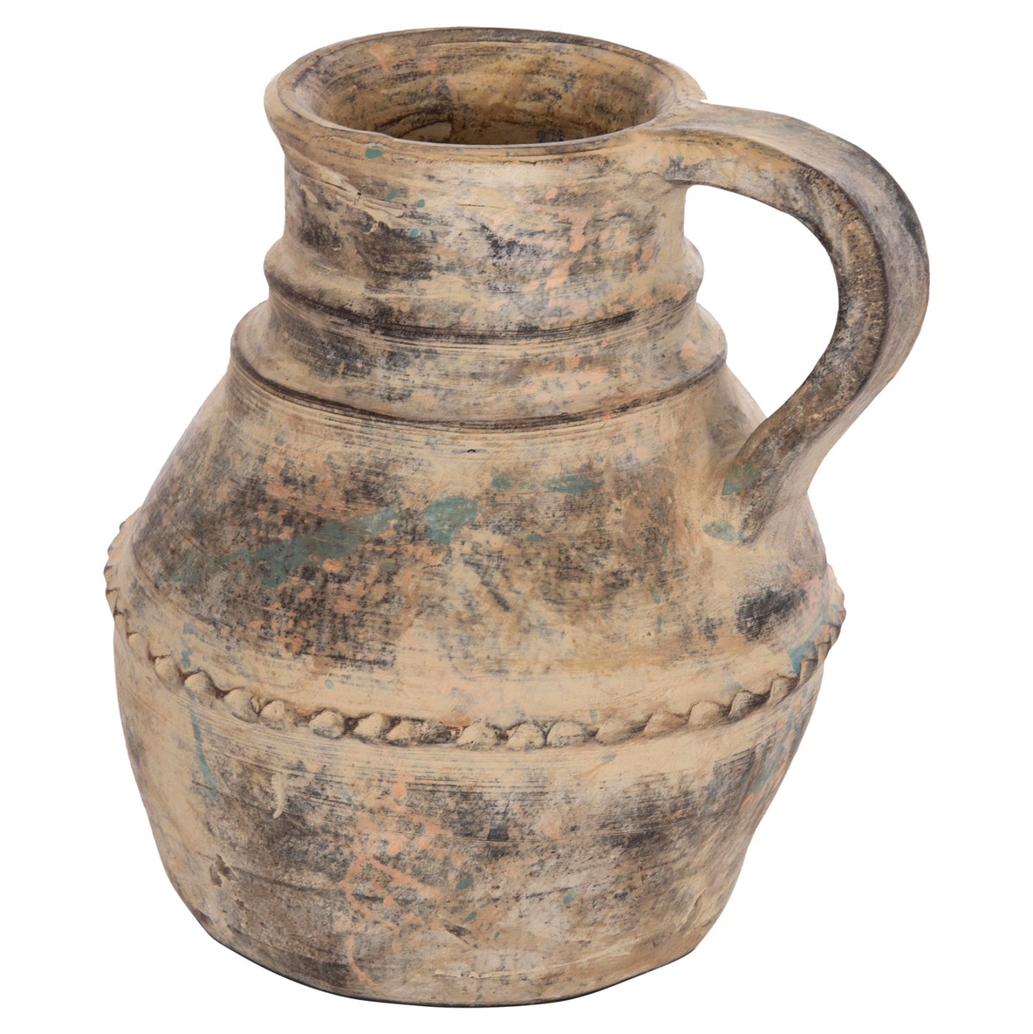 ΔΙΑΚΟΣΜΗΤΙΚΟ ΕΠΙΤΡΑΠΕΖΙΟ ΒΑΖΟ VERMO HM4397 ΤΕΡΑΚΟΤΑ ΣΕ ΚΡΕΜ Φ20x20.5Υεκ.