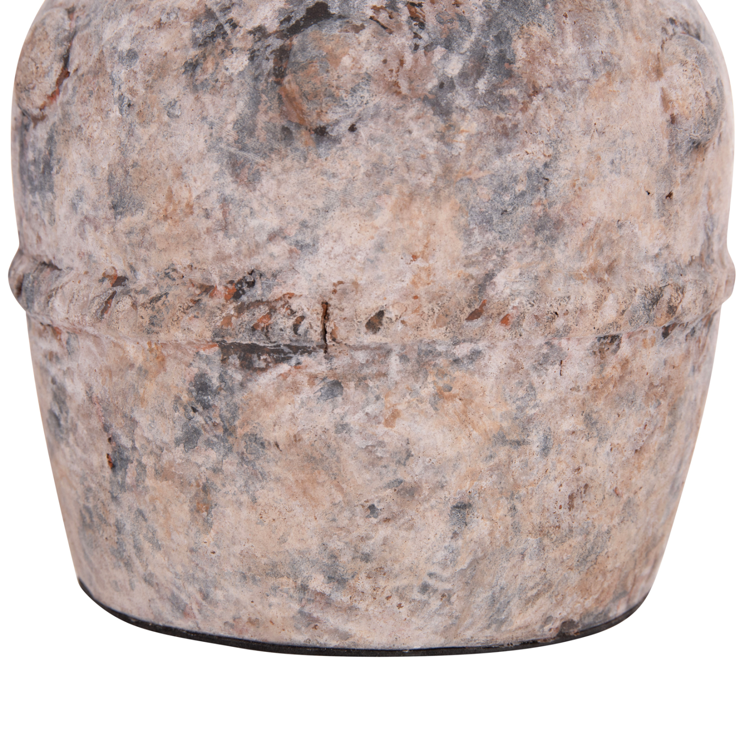 ΔΙΑΚΟΣΜΗΤΙΚΟ ΕΠΙΤΡΑΠΕΖΙΟ ΒΑΖΟ VERMO HM4395 ΤΕΡΑΚΟΤΑ ΣΕ ΓΚΡΙ Φ17x19Υεκ.