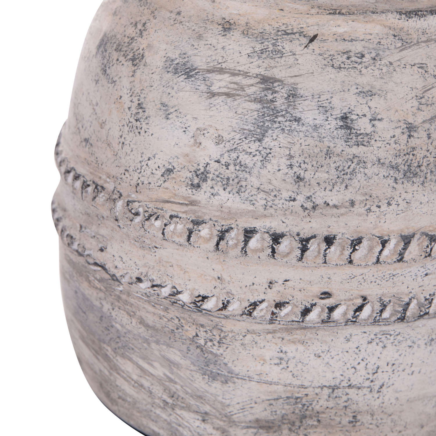 ΔΙΑΚΟΣΜΗΤΙΚΟ ΕΠΙΤΡΑΠΕΖΙΟ ΒΑΖΟ VERMO HM4393 ΤΕΡΑΚΟΤΑ ΣΕ ΑΝΟΙΧΤΟ ΓΚΡΙ Φ21x25Υεκ.