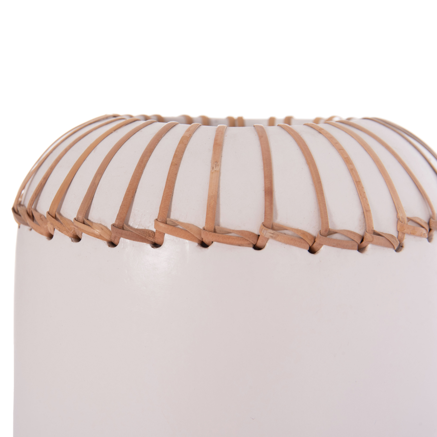 ΕΠΙΤΡΑΠΕΖΙΟ ΔΙΑΚΟΣΜΗΤΙΚΟ ΒΑΖΟ LENNOX HM4675.02S TΕΡΑΚΟΤΑ ΣΕ ΛΕΥΚΟ--Φ18x33Υεκ.