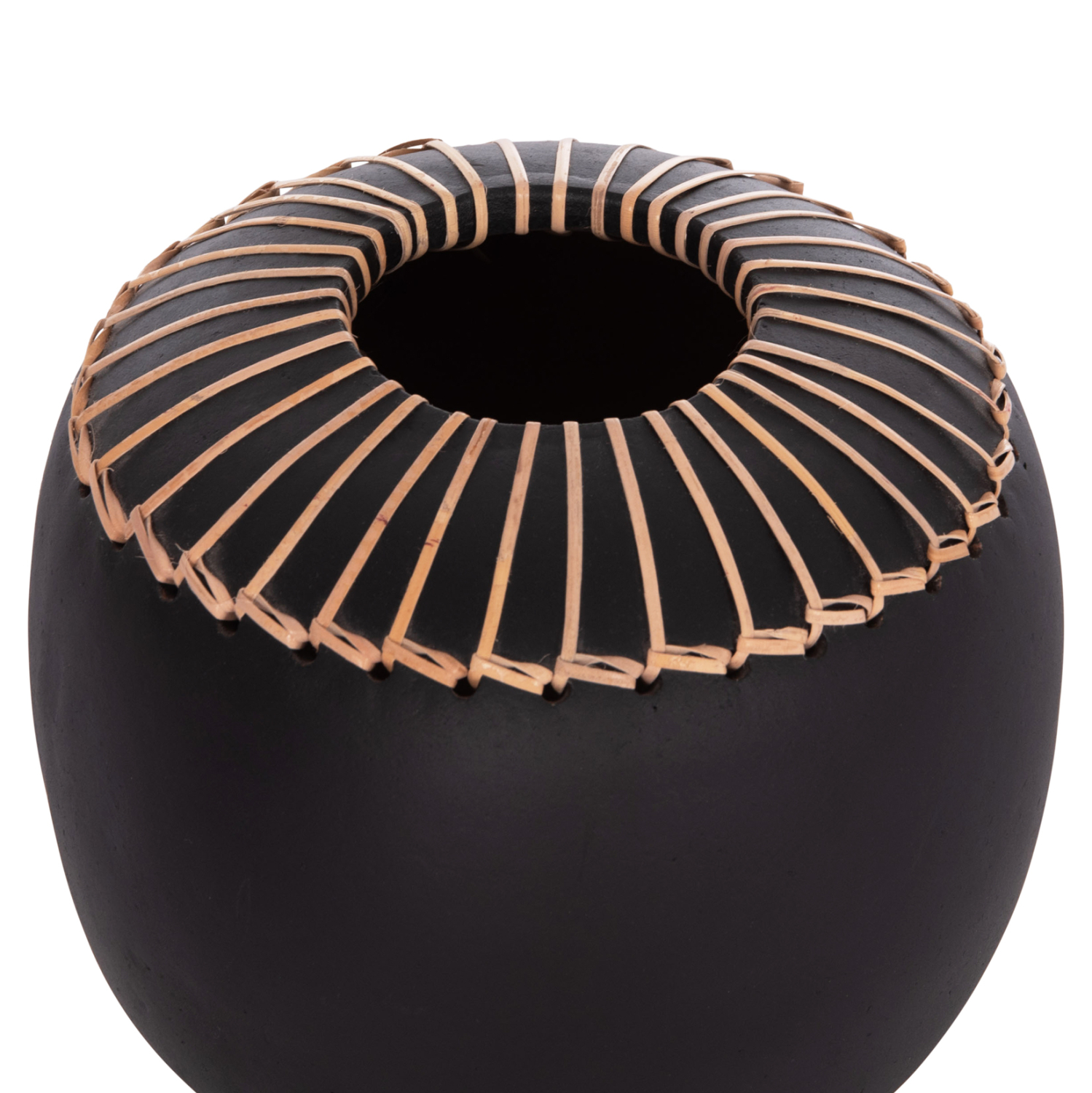 ΕΠΙΤΡΑΠΕΖΙΟ ΔΙΑΚΟΣΜΗΤΙΚΟ ΒΑΖΟ LENNOX HM4675.01L TΕΡΑΚΟΤΑ ΣΕ ΜΑΥΡΟ--Φ22x20Υεκ.