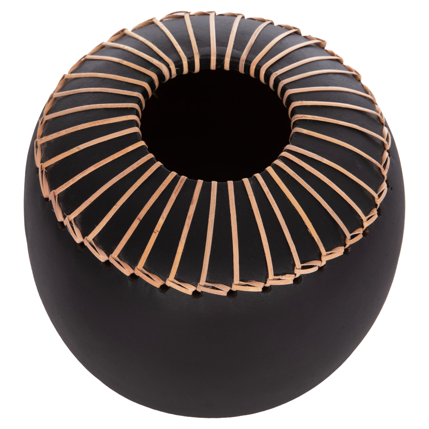 ΕΠΙΤΡΑΠΕΖΙΟ ΔΙΑΚΟΣΜΗΤΙΚΟ ΒΑΖΟ LENNOX HM4675.01L TΕΡΑΚΟΤΑ ΣΕ ΜΑΥΡΟ--Φ22x20Υεκ.