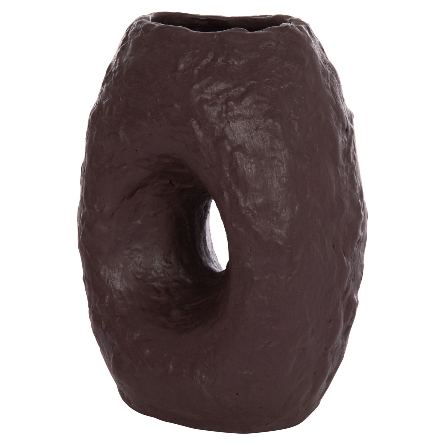 ΕΠΙΤΡΑΠΕΖΙΟ ΔΙΑΚΟΣΜΗΤΙΚΟ ΒΑΖΟ NAMENTIS HM4673.07L ΣΟΚΟΛΑΤΙ ΤΕΡΑΚΟΤΑ--26.5x16x36.5Υεκ