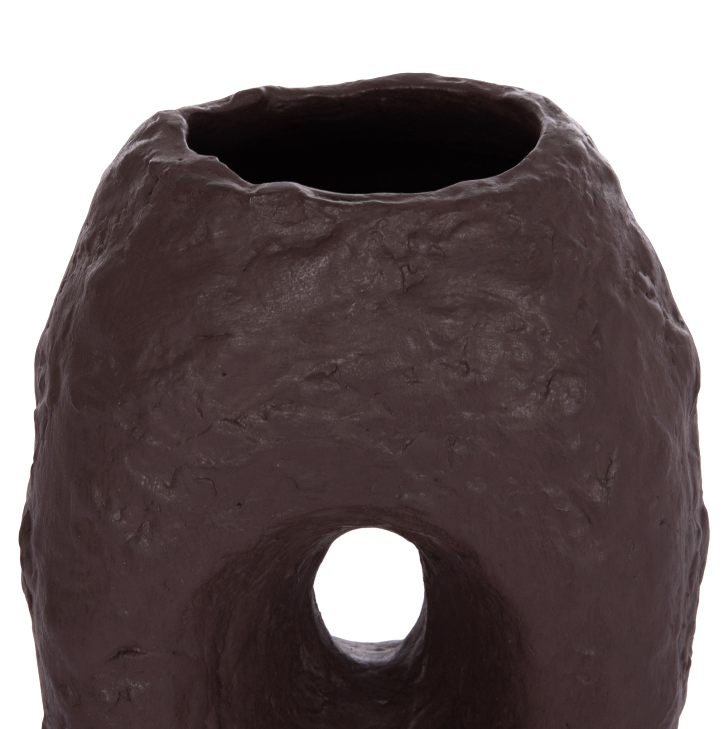 ΕΠΙΤΡΑΠΕΖΙΟ ΔΙΑΚΟΣΜΗΤΙΚΟ ΒΑΖΟ NAMENTIS HM4673.07L ΣΟΚΟΛΑΤΙ ΤΕΡΑΚΟΤΑ--26.5x16x36.5Υεκ