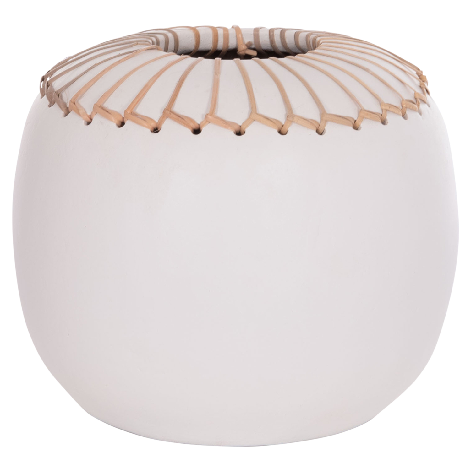 ΕΠΙΤΡΑΠΕΖΙΟ ΔΙΑΚΟΣΜΗΤΙΚΟ ΒΑΖΟ LENNOX HM4675.02L TΕΡΑΚΟΤΑ ΣΕ ΛΕΥΚΟ--Φ22x20Υεκ.