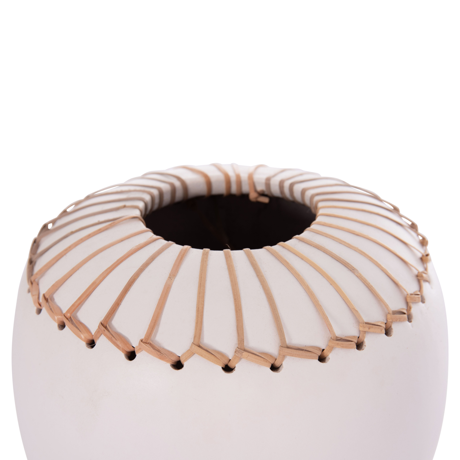 ΕΠΙΤΡΑΠΕΖΙΟ ΔΙΑΚΟΣΜΗΤΙΚΟ ΒΑΖΟ LENNOX HM4675.02L TΕΡΑΚΟΤΑ ΣΕ ΛΕΥΚΟ--Φ22x20Υεκ.