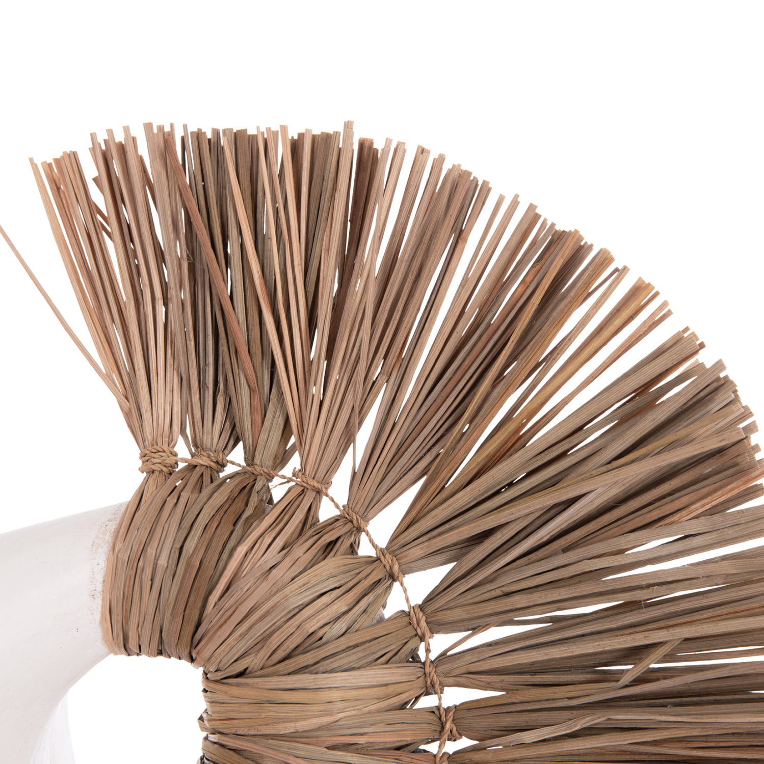 ΕΠΙΤΡΑΠΕΖΙΟ ΔΙΑΚΟΣΜΗΤΙΚΟ ALICA2 HM4671.02 ΛΕΥΚΗ ΤΕΡΑΚΟΤΑ & GRASS--44x18x50Υεκ.