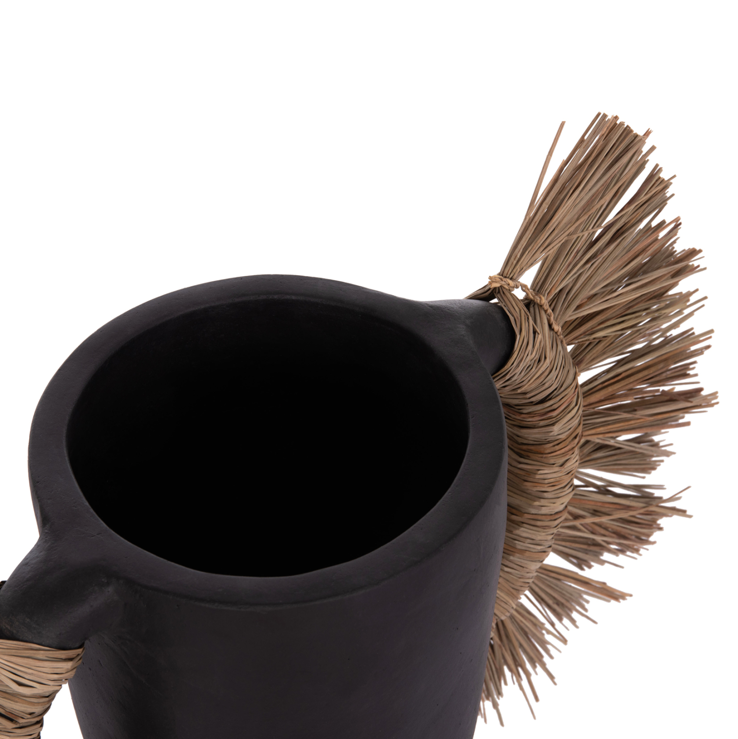 ΕΠΙΤΡΑΠΕΖΙΟ ΔΙΑΚΟΣΜΗΤΙΚΟ ΒΑΖΟ ALICA HM4668.01L ΜΑΥΡΗ ΤΕΡΑΚΟΤΑ & GRASS--64x22x38Υεκ