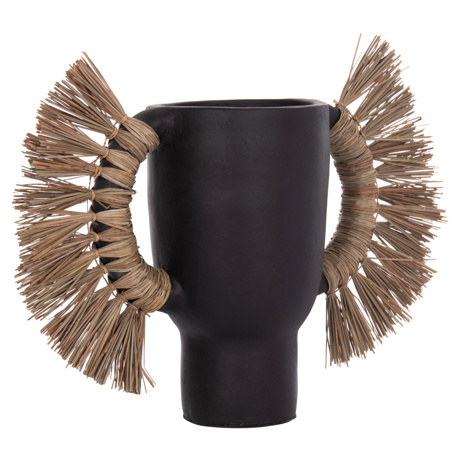 ΕΠΙΤΡΑΠΕΖΙΟ ΔΙΑΚΟΣΜΗΤΙΚΟ ΒΑΖΟ ALICA HM4668.01L ΜΑΥΡΗ ΤΕΡΑΚΟΤΑ & GRASS--64x22x38Υεκ