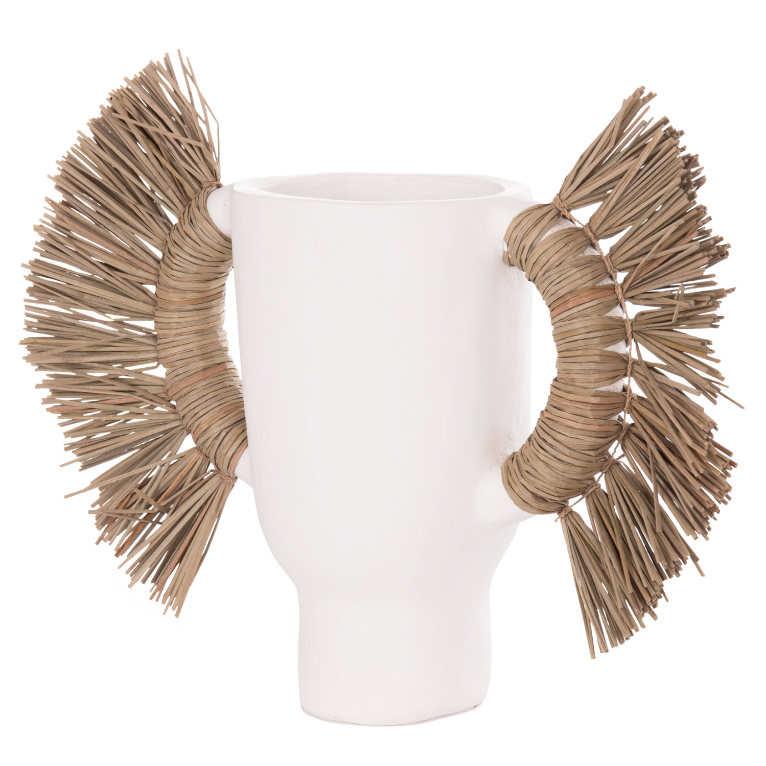 ΕΠΙΤΡΑΠΕΖΙΟ ΔΙΑΚΟΣΜΗΤΙΚΟ ΒΑΖΟ ALICA HM4668.02S ΛΕΥΚΗ ΤΕΡΑΚΟΤΑ & GRASS--55x19x34Υεκ