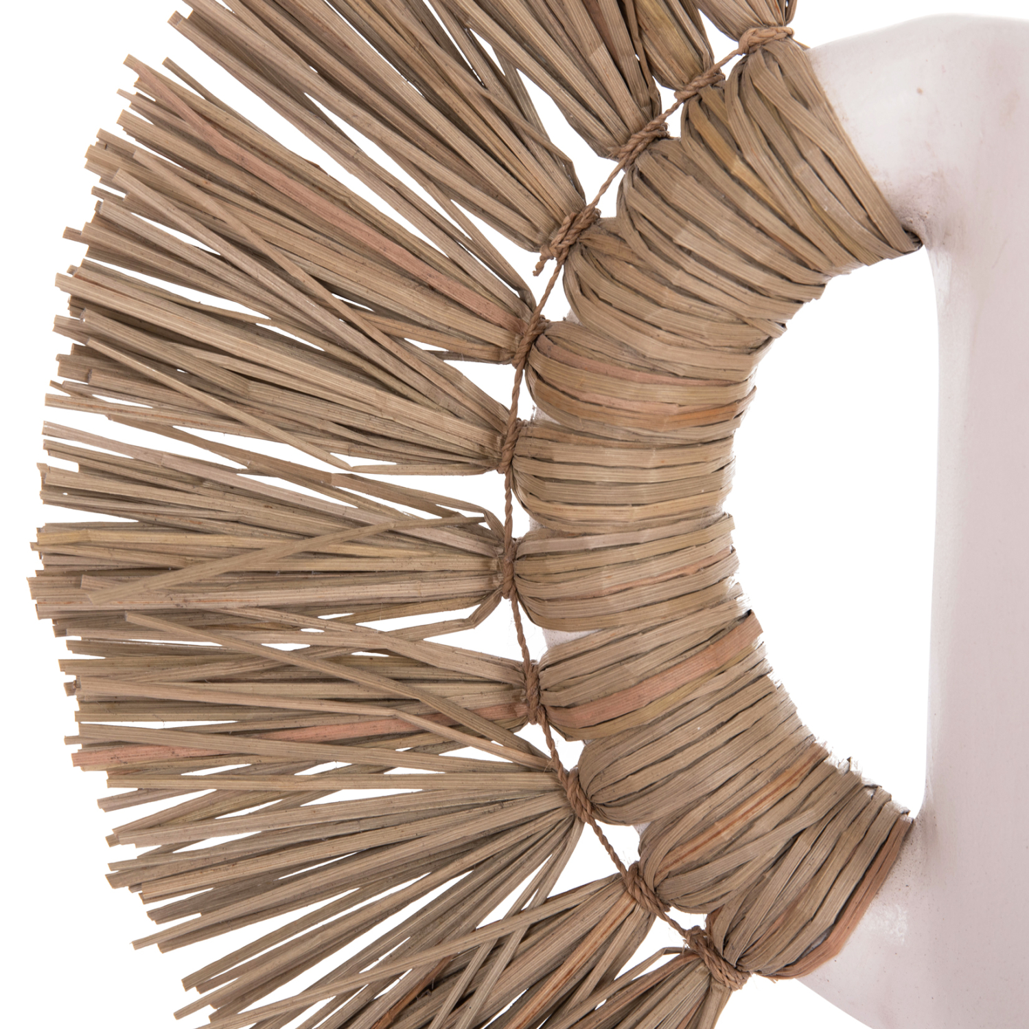 ΕΠΙΤΡΑΠΕΖΙΟ ΔΙΑΚΟΣΜΗΤΙΚΟ ΒΑΖΟ ALICA HM4668.02S ΛΕΥΚΗ ΤΕΡΑΚΟΤΑ & GRASS--55x19x34Υεκ