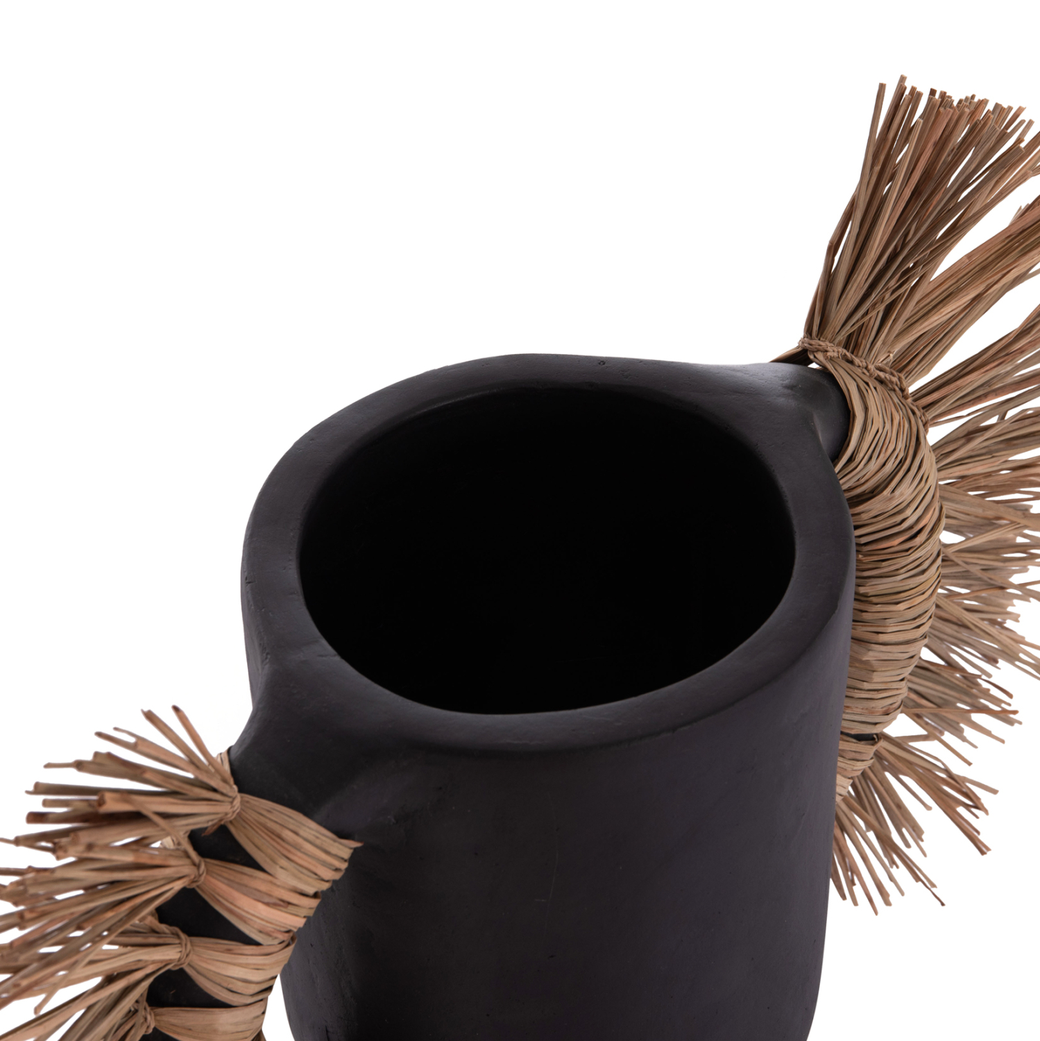 ΕΠΙΤΡΑΠΕΖΙΟ ΔΙΑΚΟΣΜΗΤΙΚΟ ΒΑΖΟ ALICA HM4668.01S ΜΑΥΡΗ ΤΕΡΑΚΟΤΑ & GRASS--55x19x34Υεκ