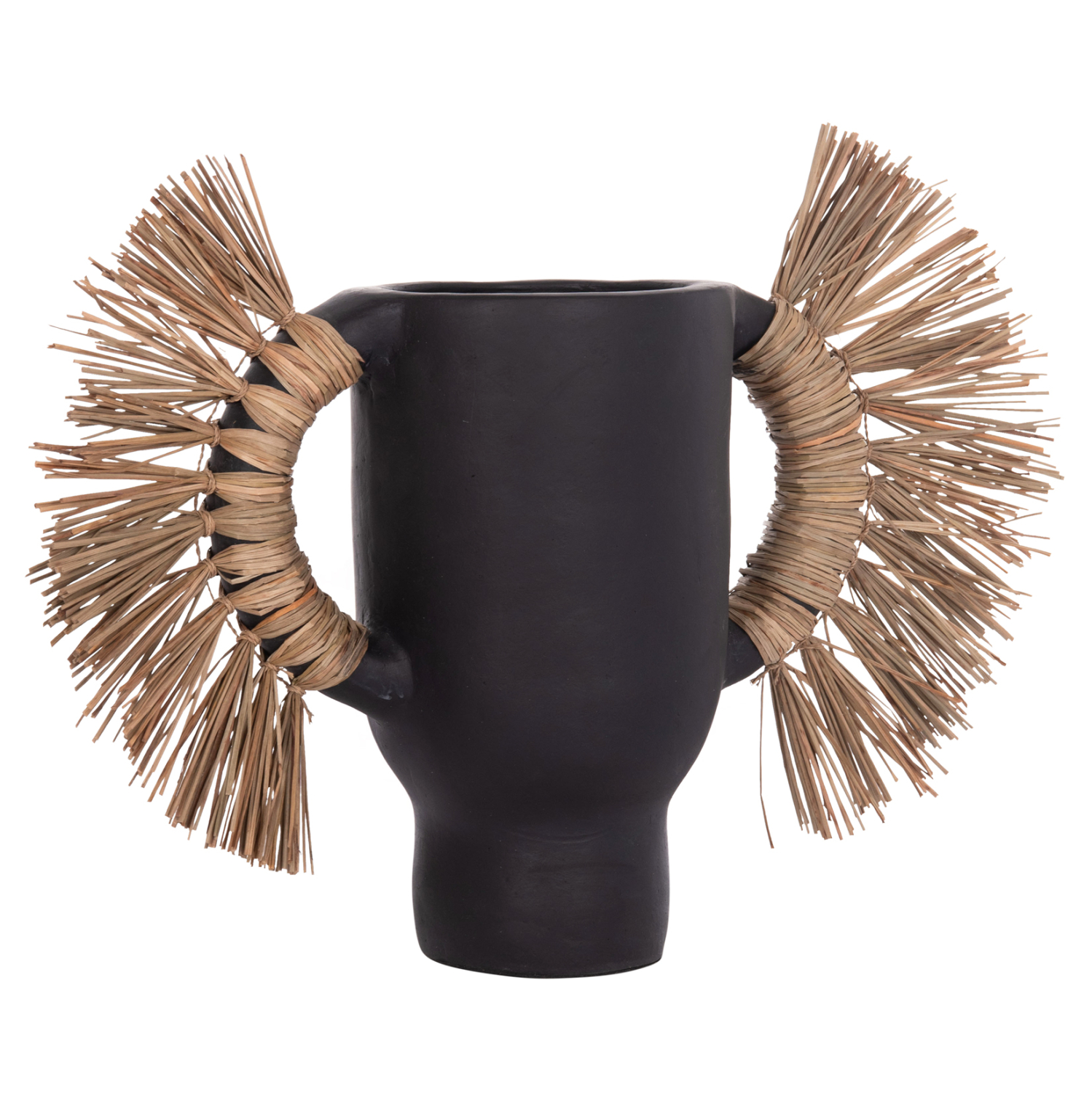 ΕΠΙΤΡΑΠΕΖΙΟ ΔΙΑΚΟΣΜΗΤΙΚΟ ΒΑΖΟ ALICA HM4668.01S ΜΑΥΡΗ ΤΕΡΑΚΟΤΑ & GRASS--55x19x34Υεκ