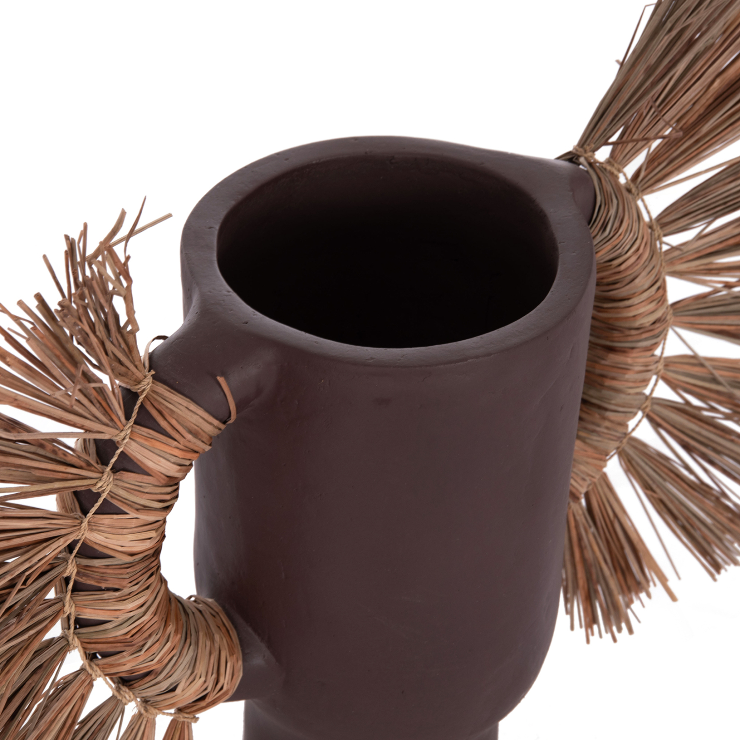 ΕΠΙΤΡΑΠΕΖΙΟ ΔΙΑΚΟΣΜΗΤΙΚΟ ΒΑΖΟ ALICA HM4668.07S ΣΟΚΟΛΑΤΙ ΤΕΡΑΚΟΤΑ & GRASS--55x19x34Υεκ