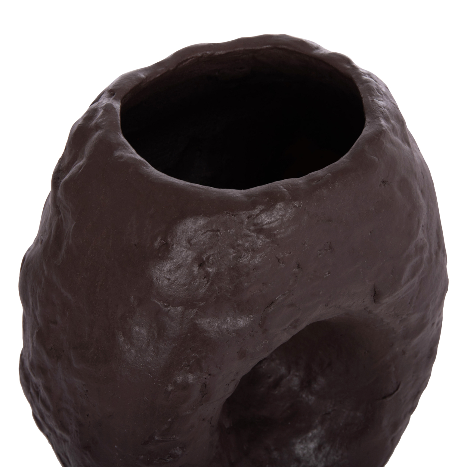 ΕΠΙΤΡΑΠΕΖΙΟ ΔΙΑΚΟΣΜΗΤΙΚΟ ΒΑΖΟ NAMENTIS HM4673.07S ΣΟΚΟΛΑΤΙ ΤΕΡΑΚΟΤΑ--22x13x28Υεκ