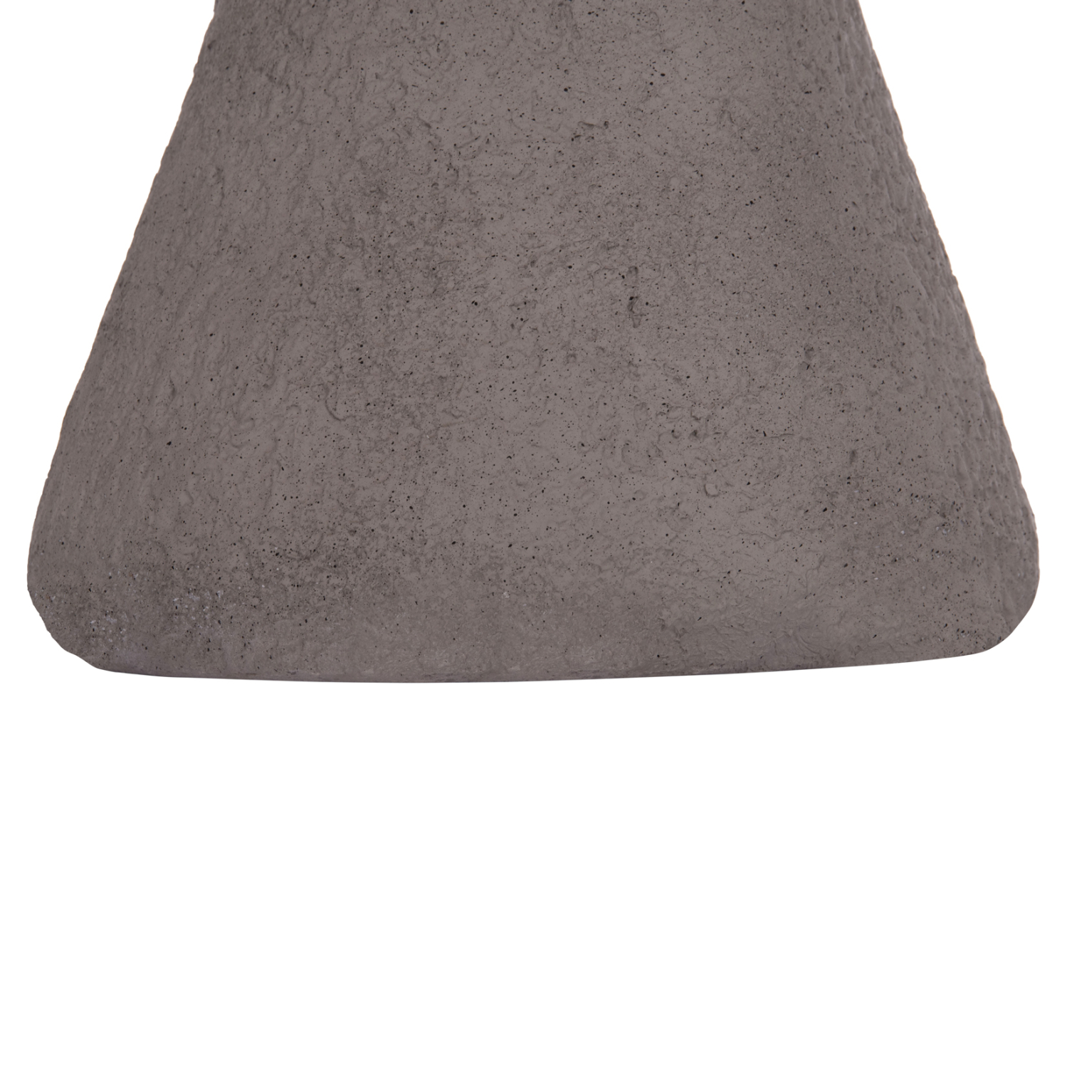 ΣΚΑΜΠΟ ΣΤΡΟΓΓΥΛΟ INTERON HM18171.03 FIBER CEMENT ΣΕ ΓΚΡΙ--Φ34x39Υεκ.