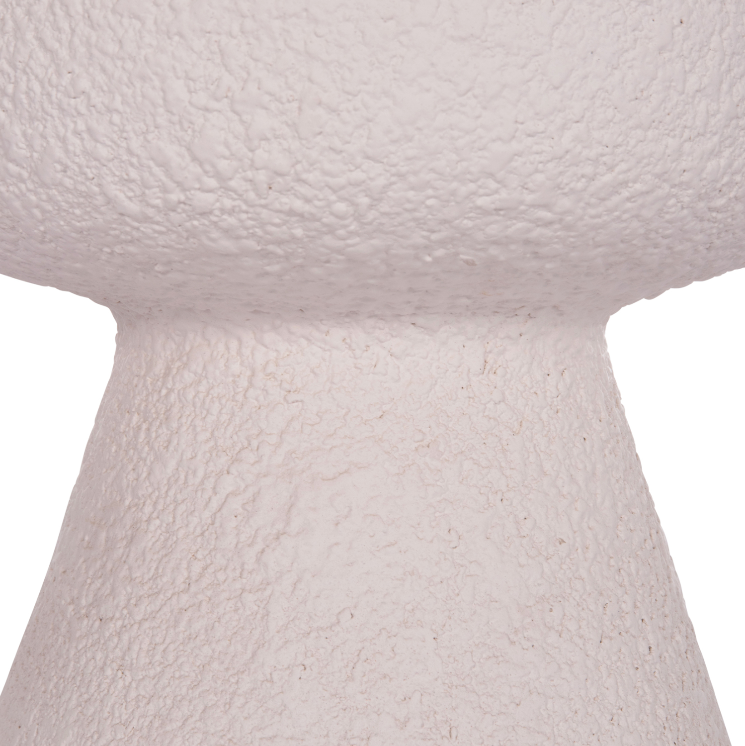 ΣΚΑΜΠΟ ΣΤΡΟΓΓΥΛΟ INTERON HM18171.02 FIBER CEMENT ΣΕ ΛΕΥΚΟ--Φ34x39Υεκ.