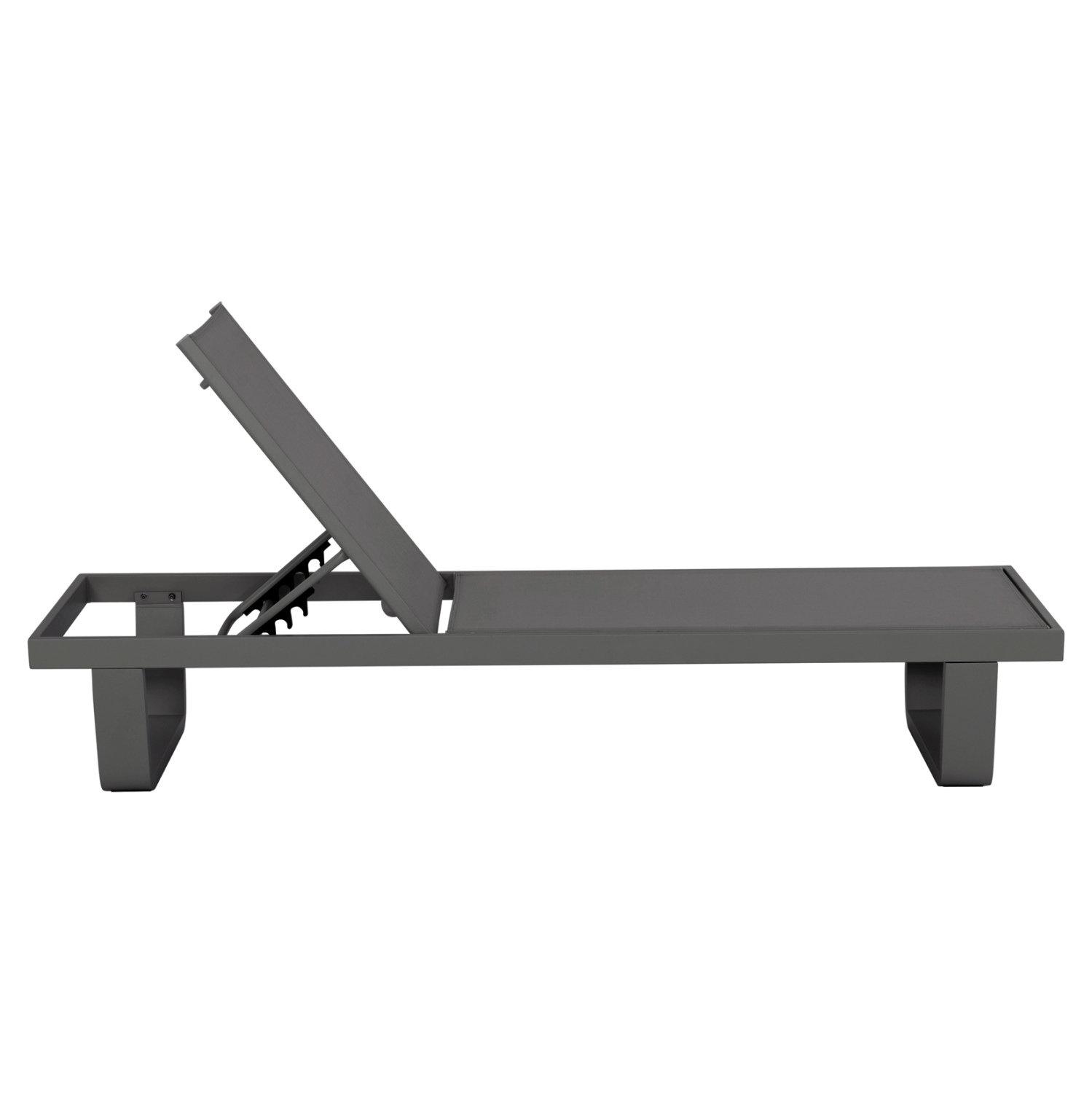 ΞΑΠΛΩΣΤΡΑ ΑΛΟΥΜΙΝΙΟΥ ΜΕ ΥΦΑΣΜΑ TESLIN RICKON HM6292.01 ΣΕ ΓΚΡΙ 198x61,5x97Υεκ.